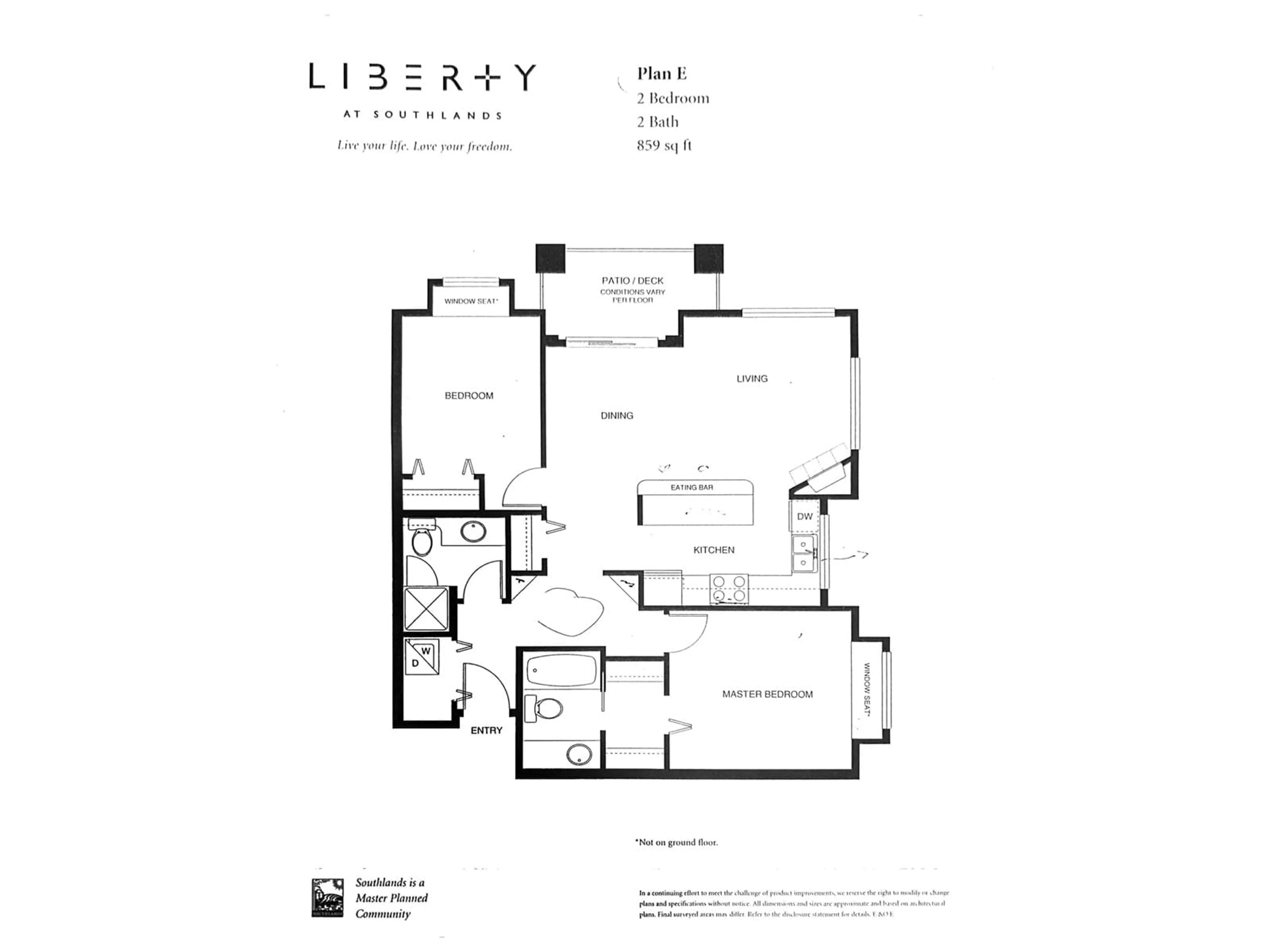 Floor plan for 202 19388 65 AVENUE, Surrey British Columbia V4N5S1