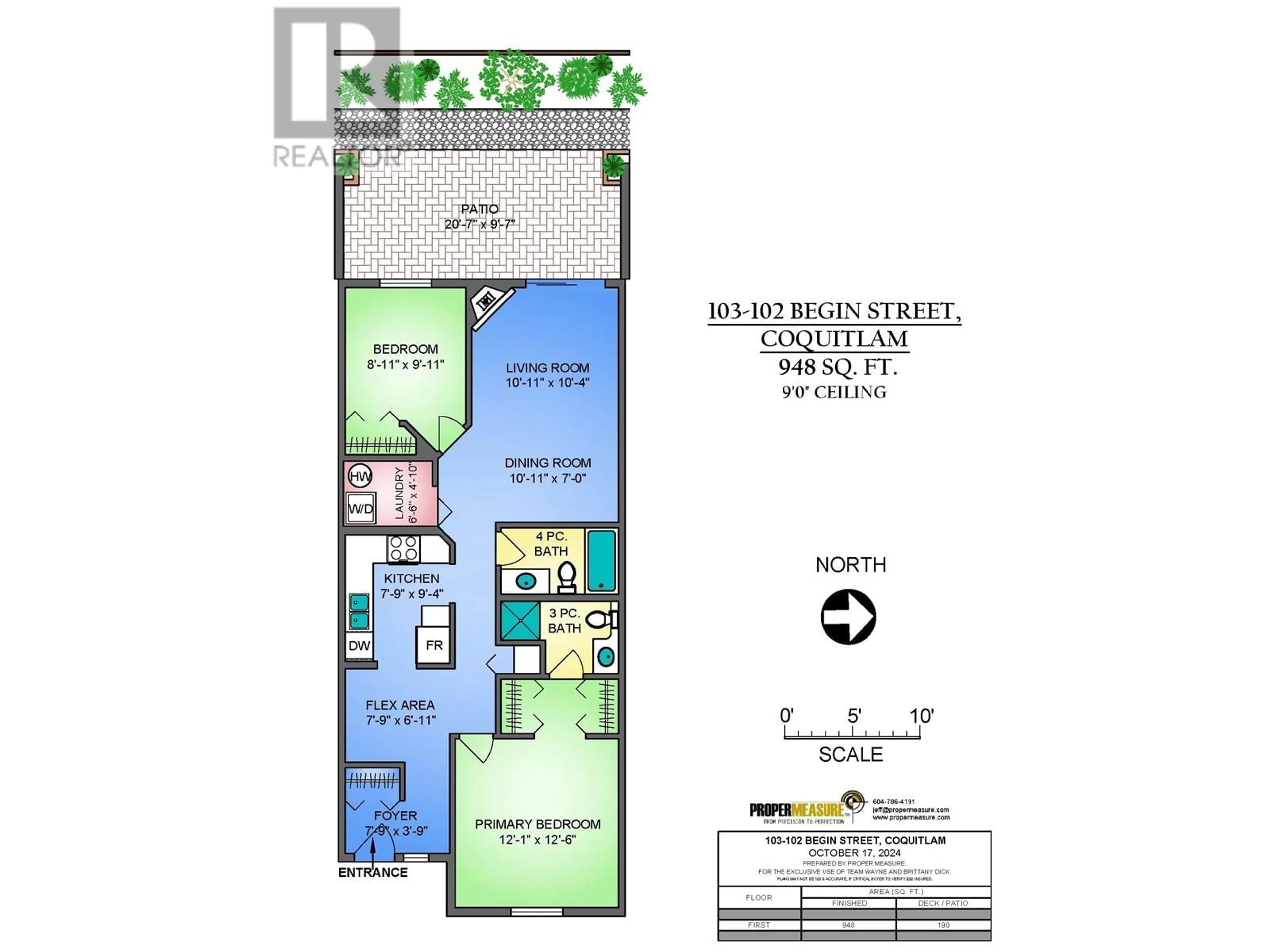 Floor plan for 103 102 BEGIN STREET, Coquitlam British Columbia V3K4V2