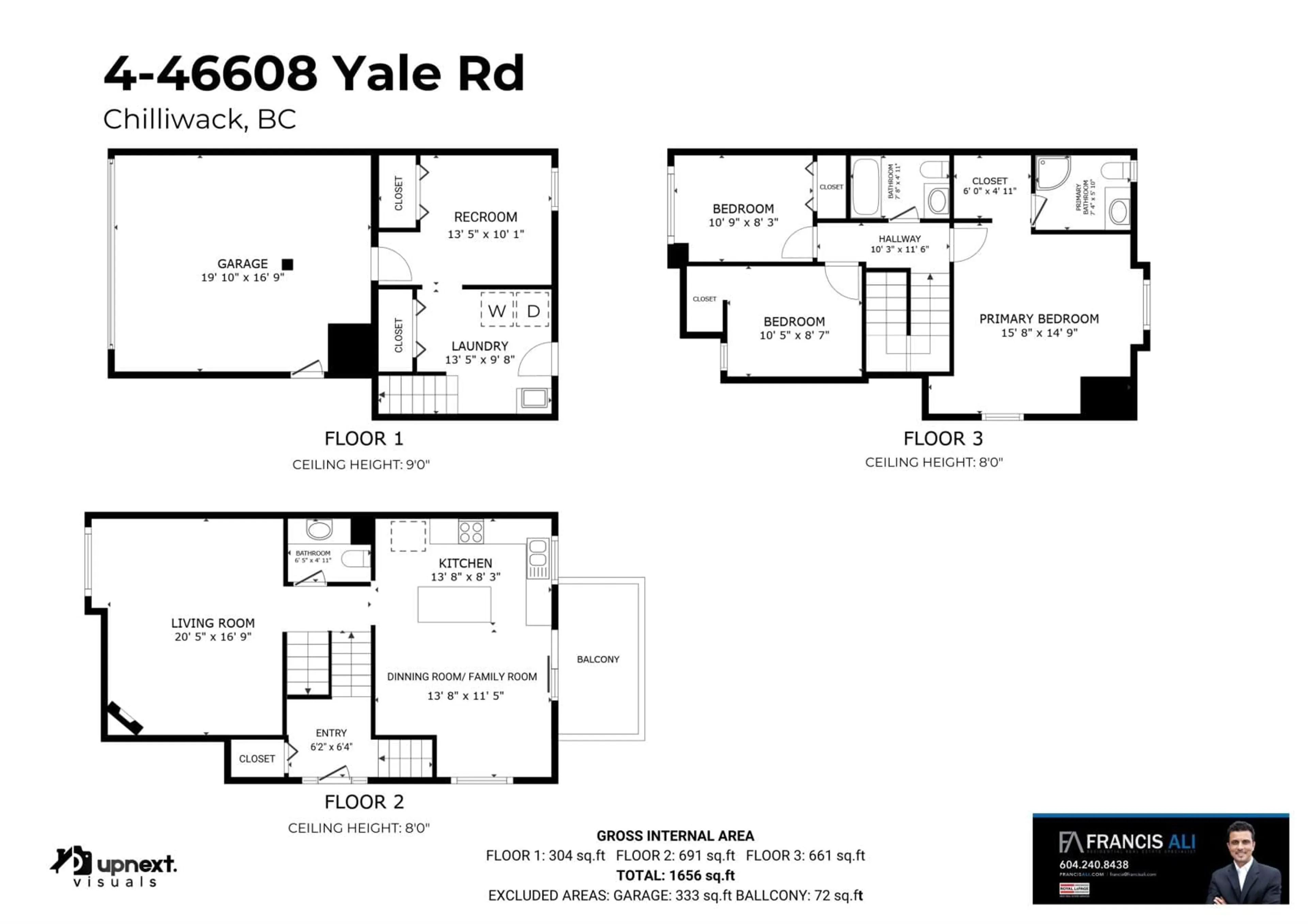 Floor plan for 4 46608 YALE ROAD, Chilliwack British Columbia V2P0A4