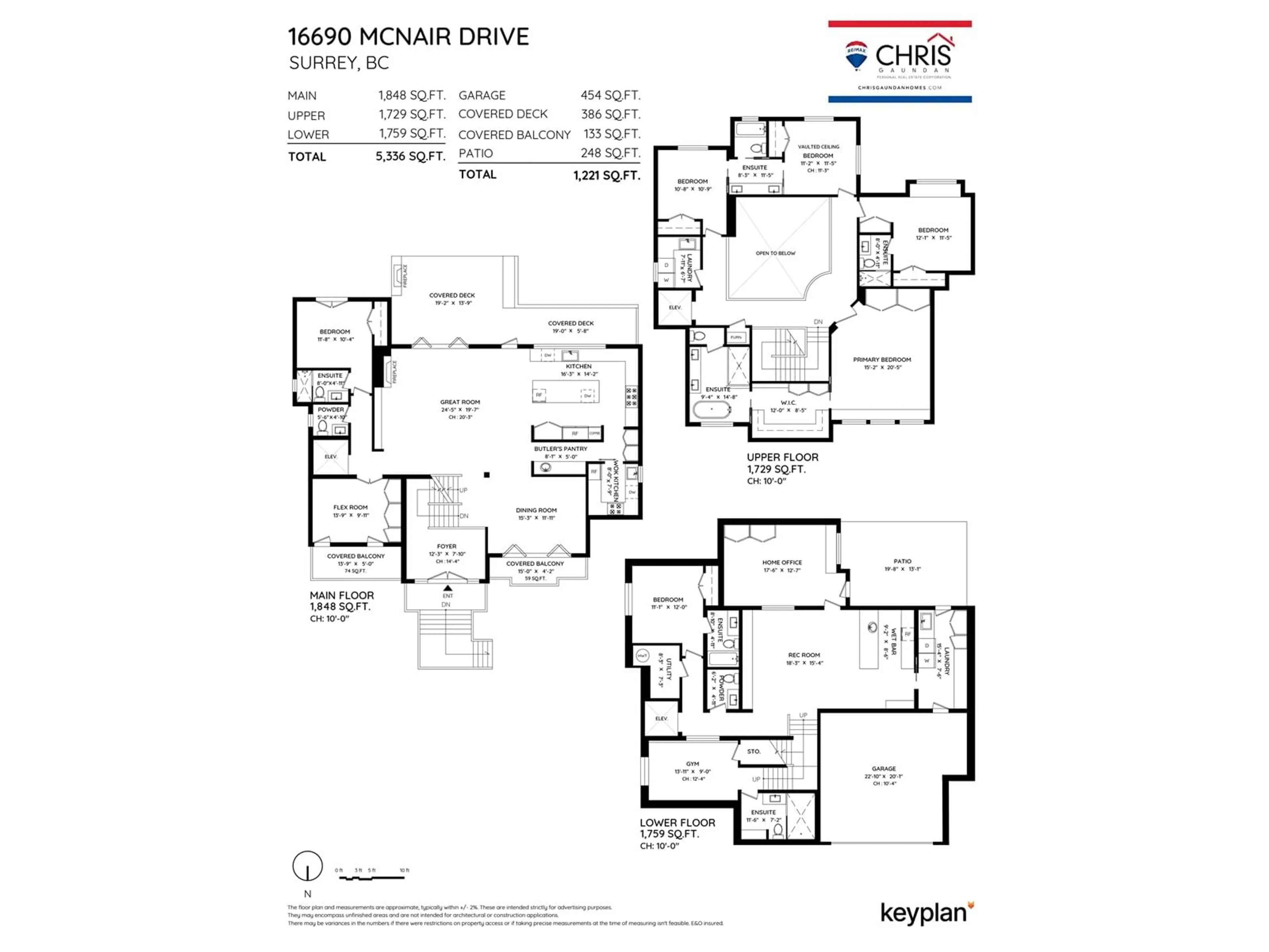 Floor plan for 16690 MCNAIR DRIVE, Surrey British Columbia V3Z0P9