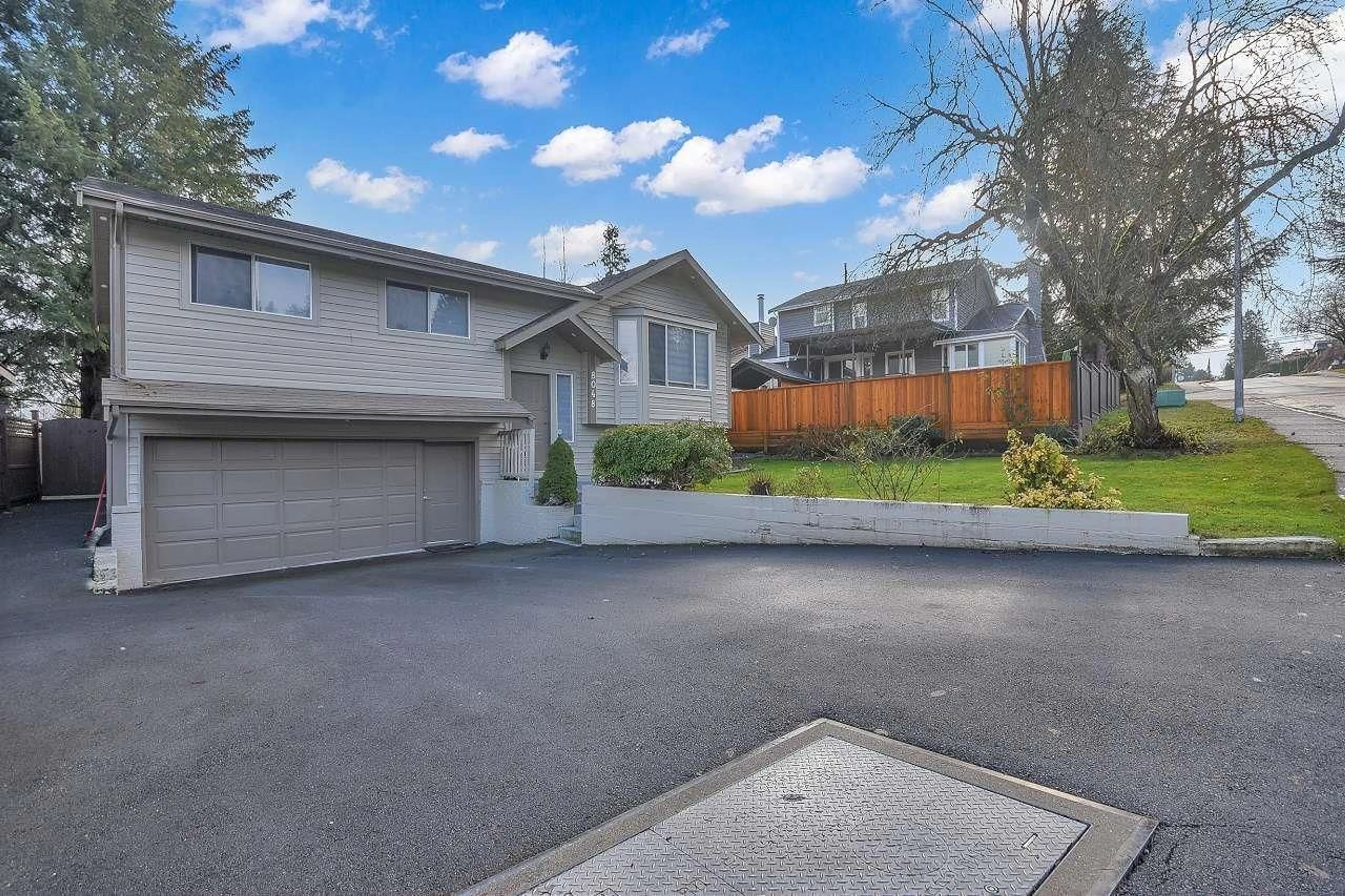 A pic from outside/outdoor area/front of a property/back of a property/a pic from drone, street for 8048 138A STREET, Surrey British Columbia V3W9A8