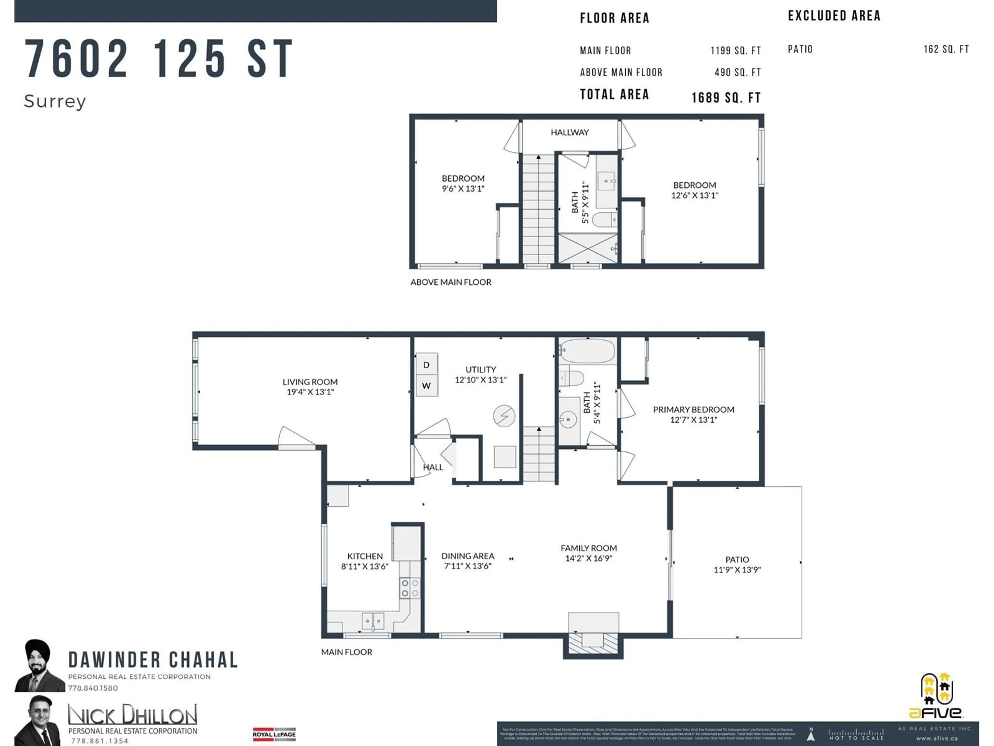 Floor plan for 7602 125 STREET, Surrey British Columbia V3W7W3