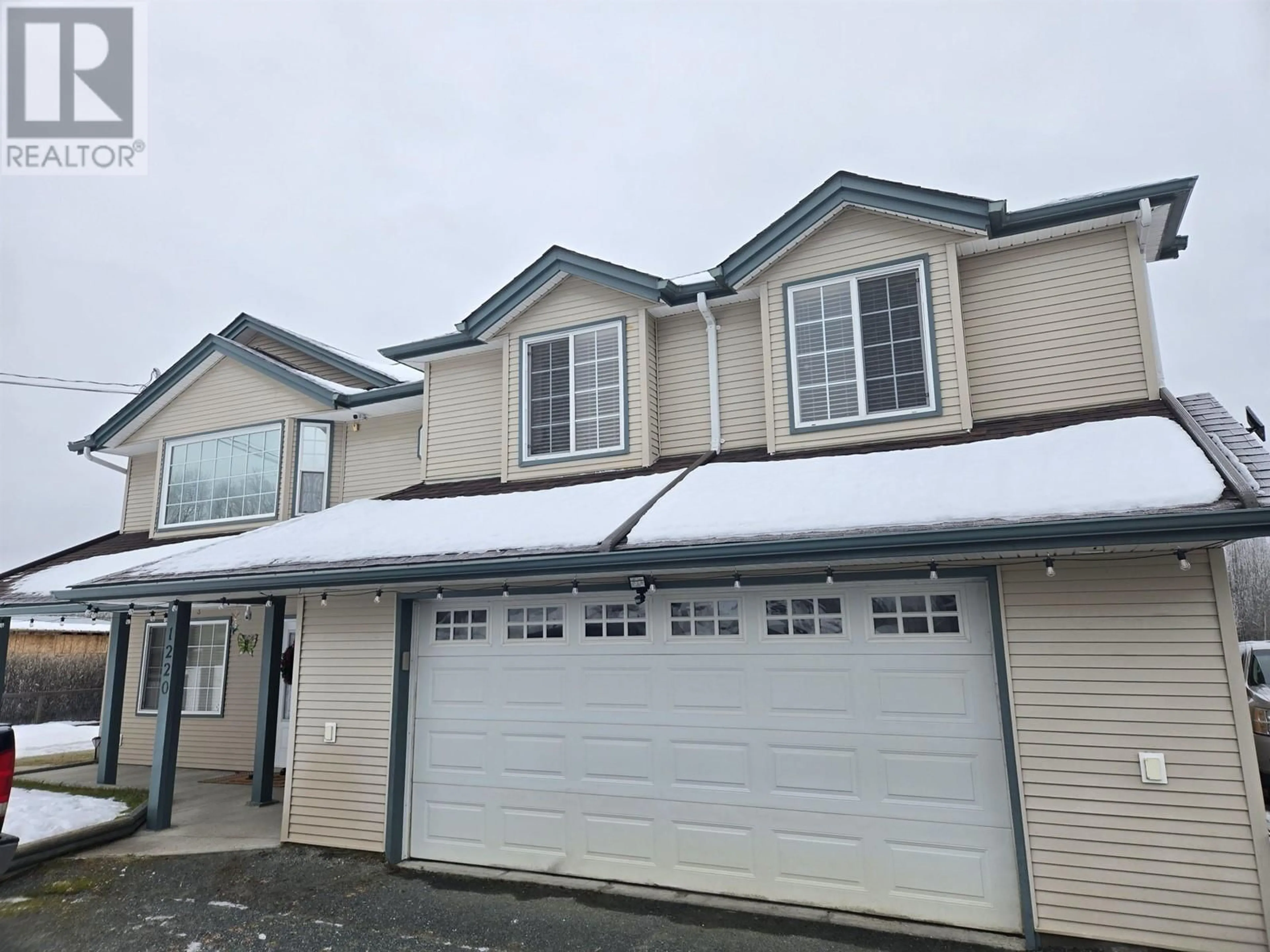 Home with vinyl exterior material, street for 1220 N BLACKBURN ROAD, Prince George British Columbia V2N6B7