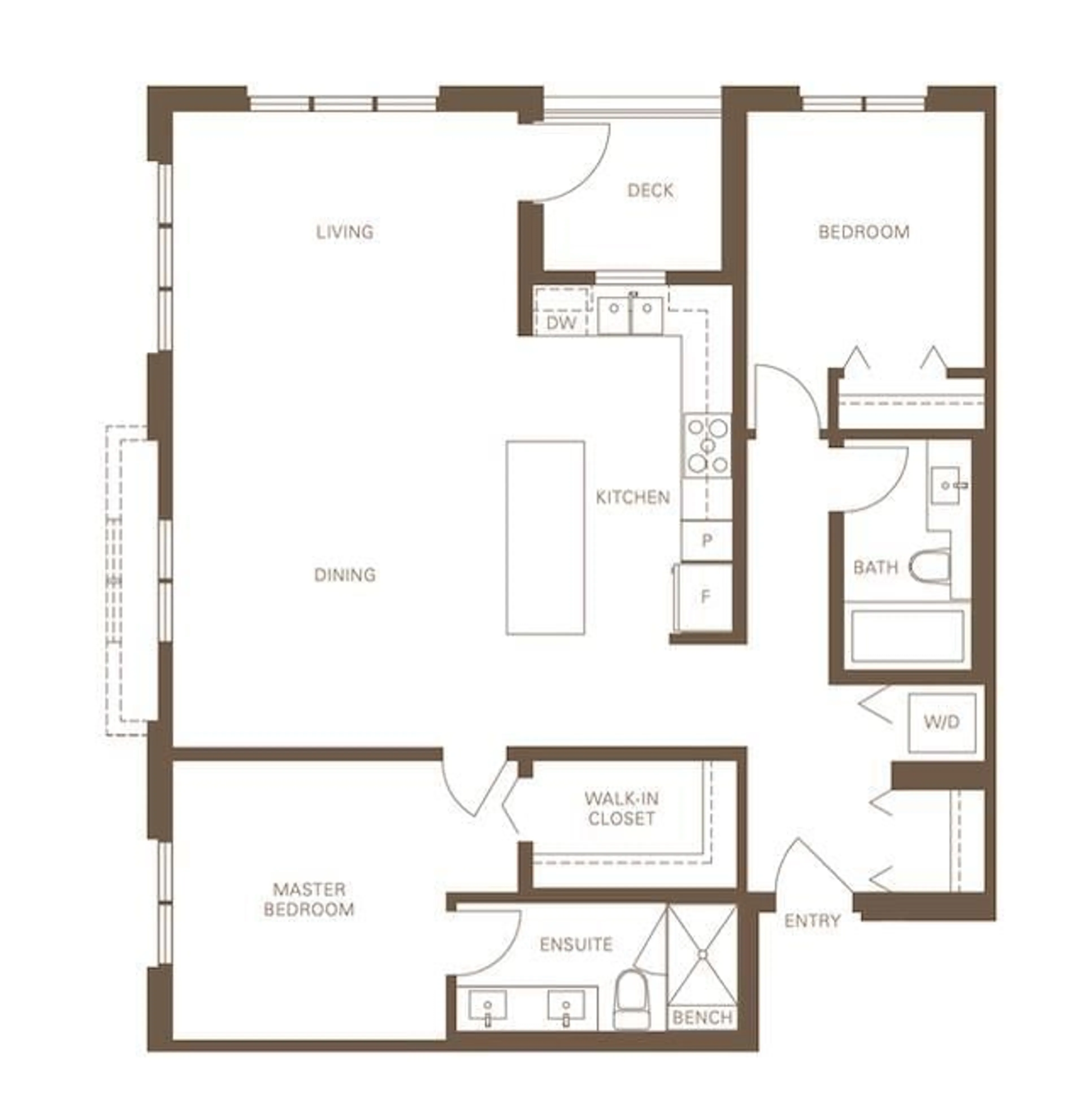 Floor plan for C107 8150 207 STREET, Langley British Columbia V2Y4J4