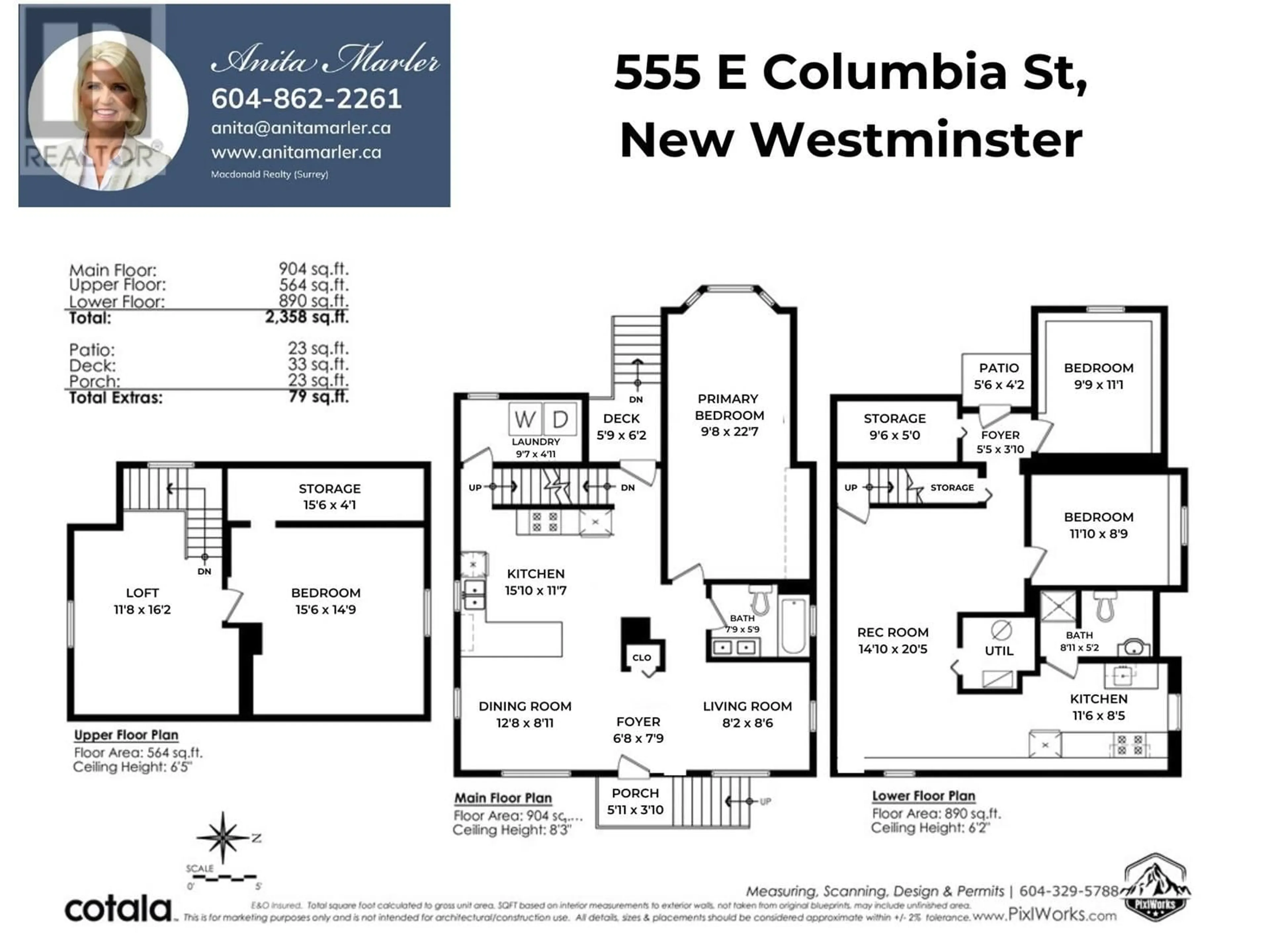 Floor plan for 555 EAST COLUMBIA STREET, New Westminster British Columbia V3L3X9