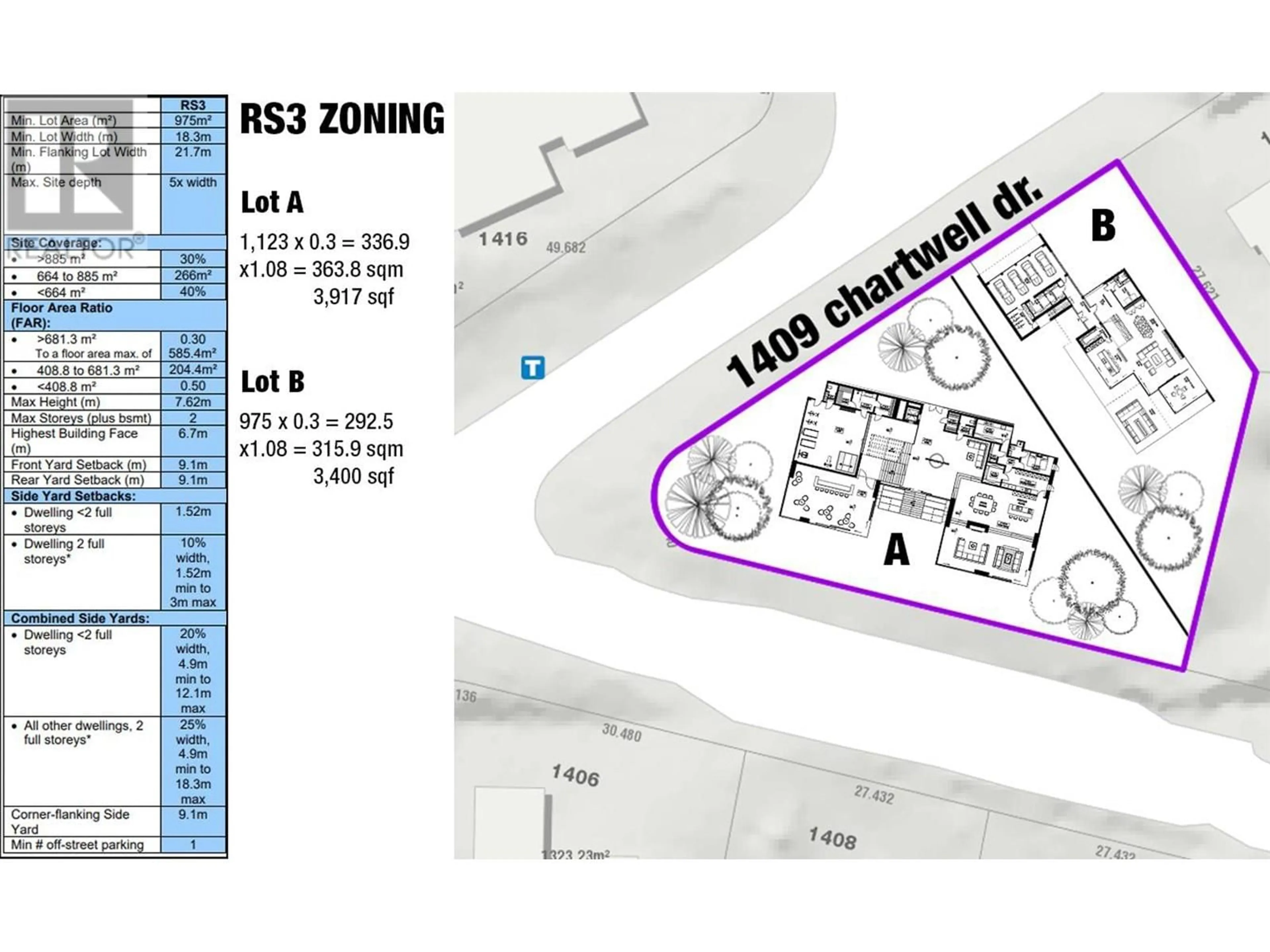 Picture of a map for 1409 CHARTWELL DRIVE, West Vancouver British Columbia V7S2R7