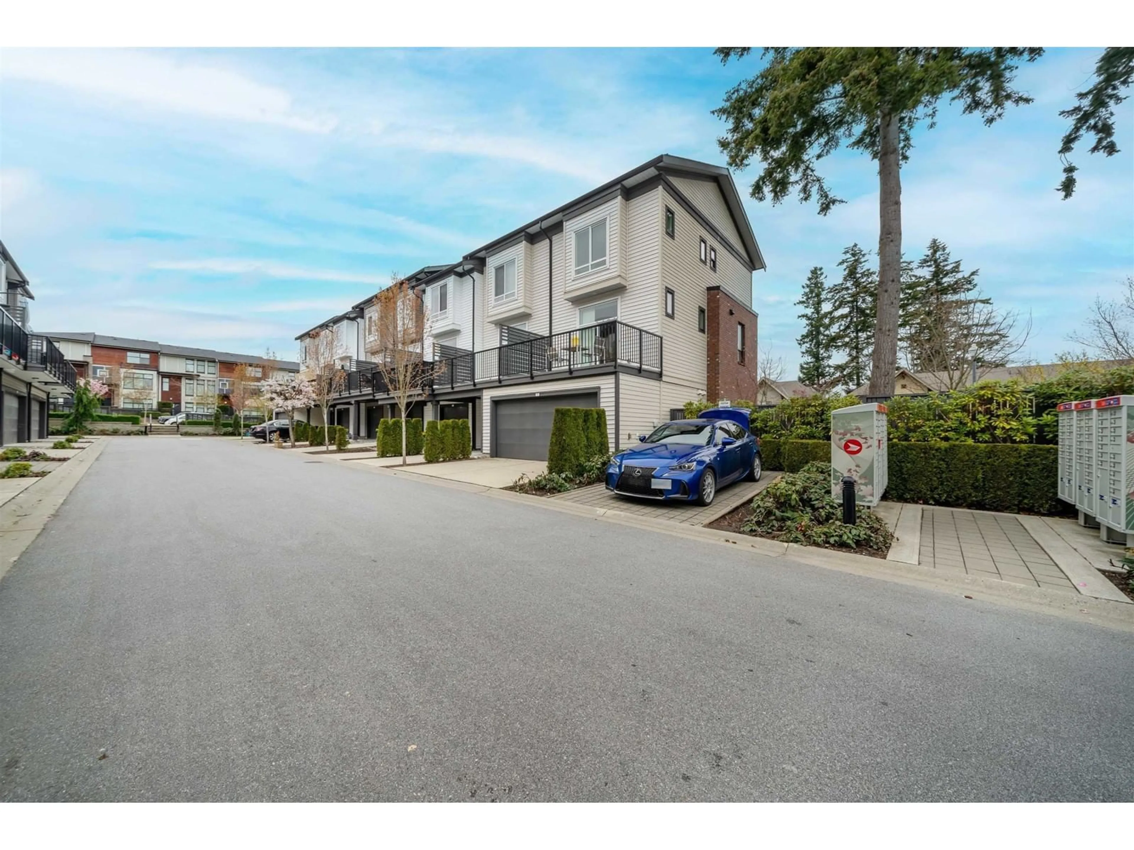 A pic from outside/outdoor area/front of a property/back of a property/a pic from drone, street for 8 15828 27 AVENUE, Vancouver British Columbia V3Z0X4