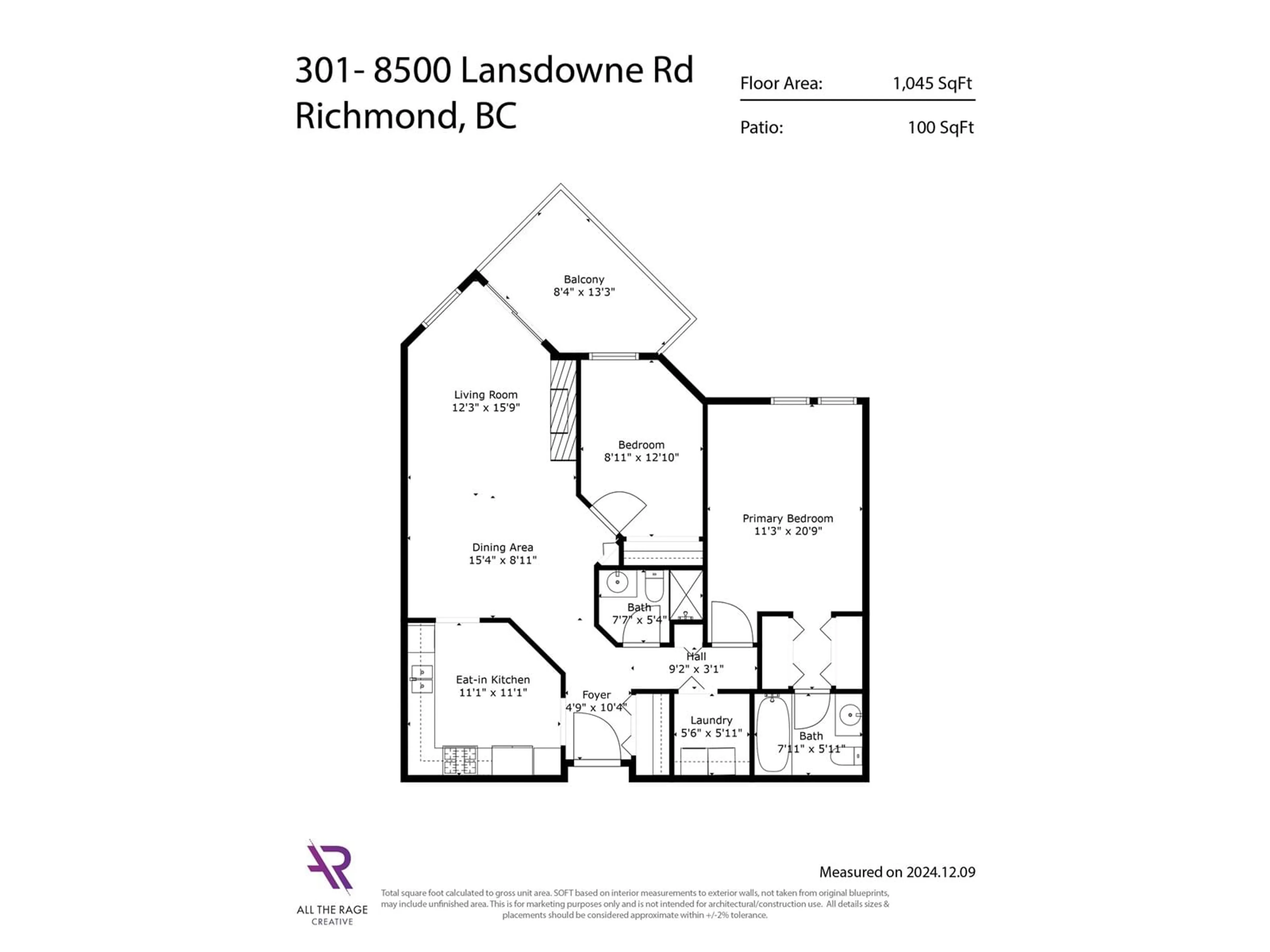 Floor plan for 108 3172 GLADWIN ROAD, Abbotsford British Columbia V2T5T3