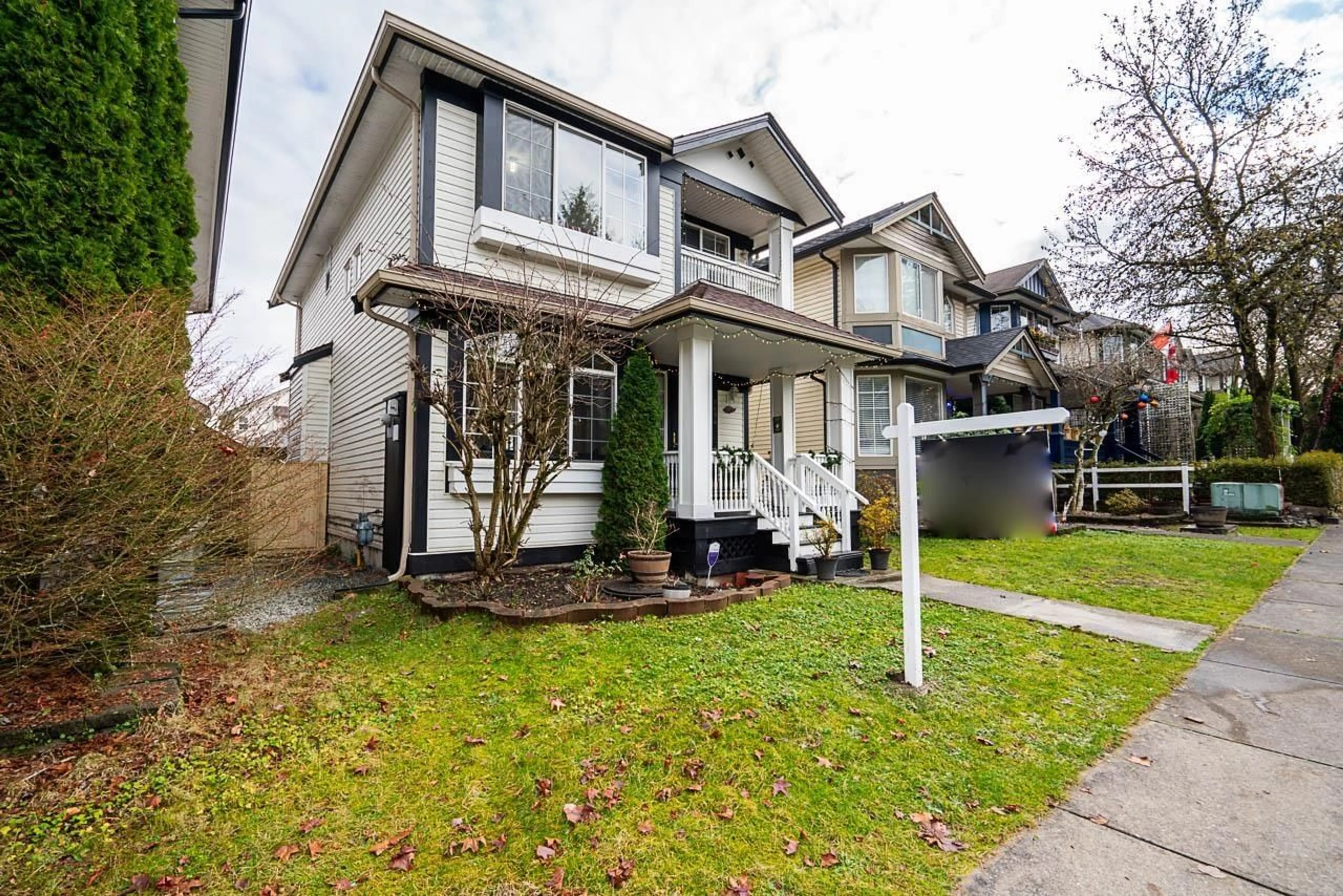 Home with vinyl exterior material, street for 8694 206B STREET, Langley British Columbia V1M3X5