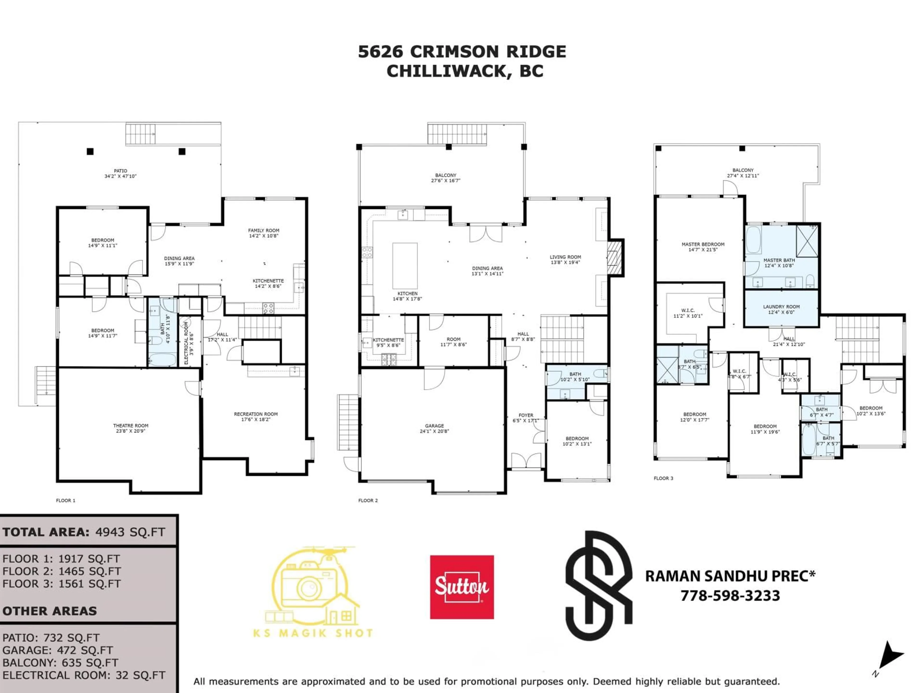 Floor plan for 5602 CRIMSON RIDGE, Chilliwack British Columbia V2R6H7