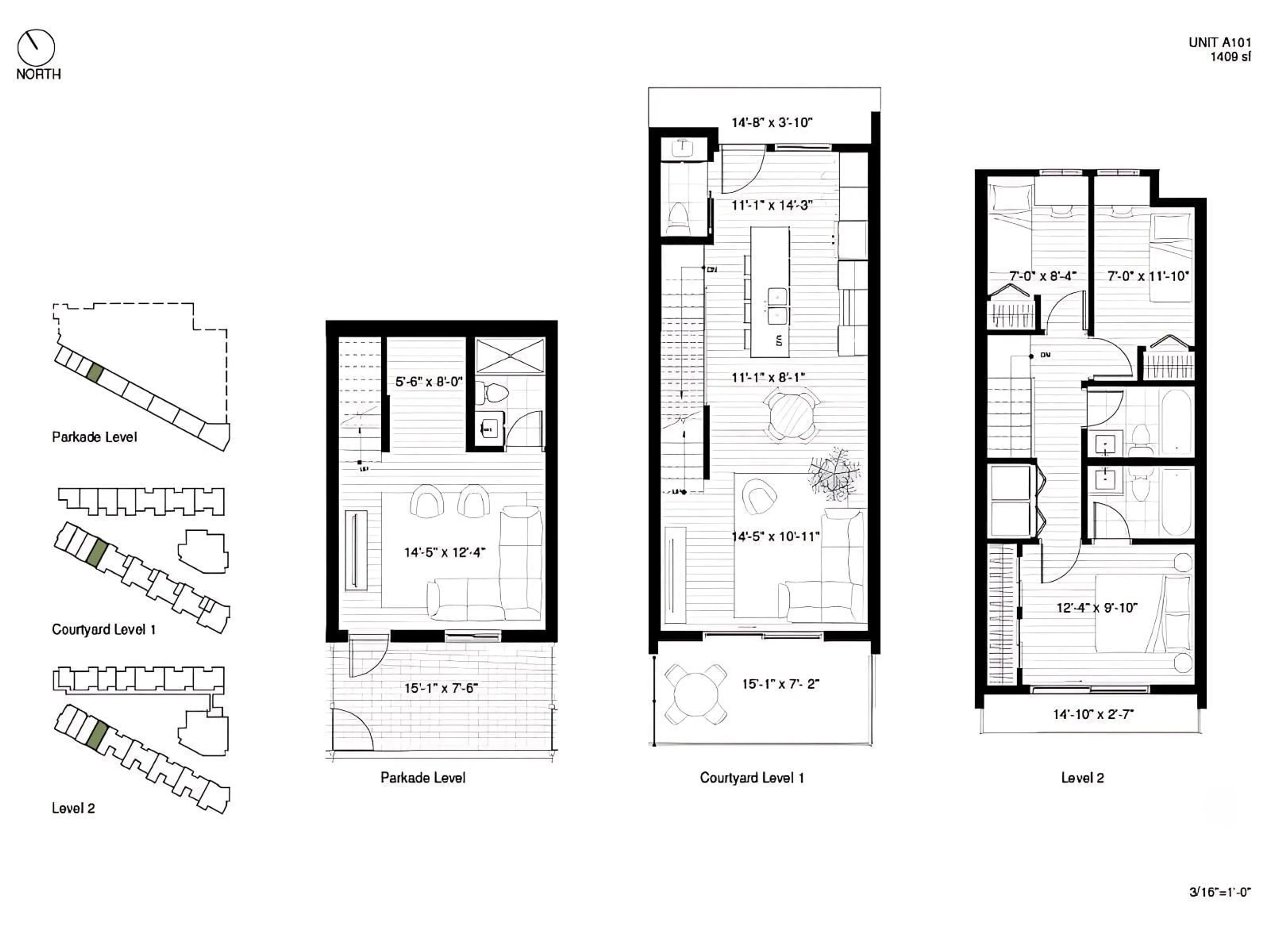 Floor plan for A101 - 6644 203, Langley British Columbia V2Y3J1