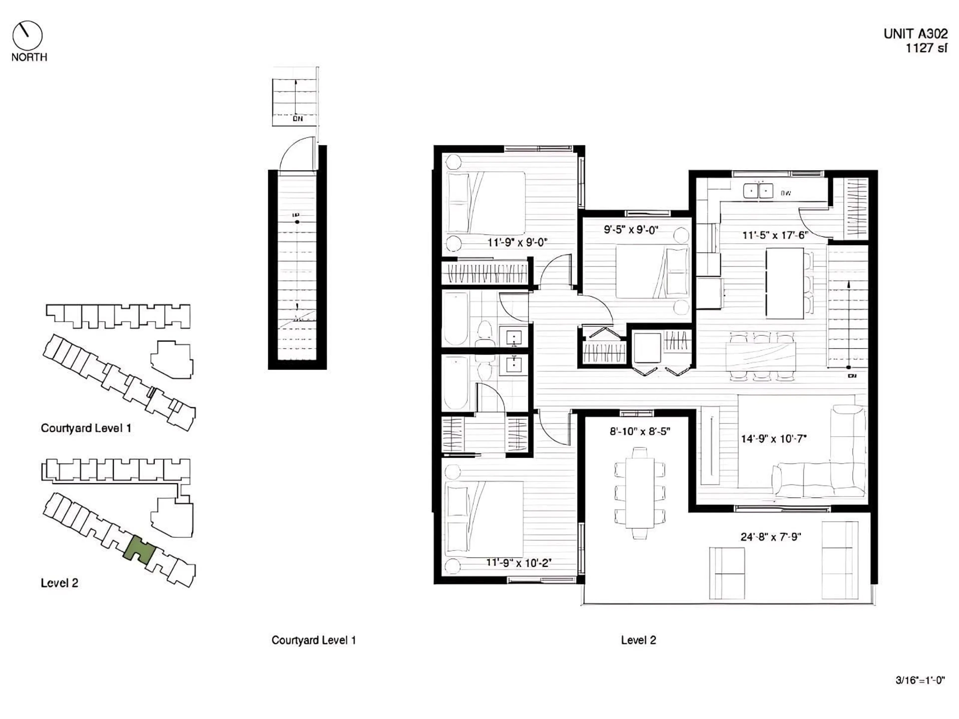 Floor plan for A302 - 6644 203, Langley British Columbia V2Y2Z1