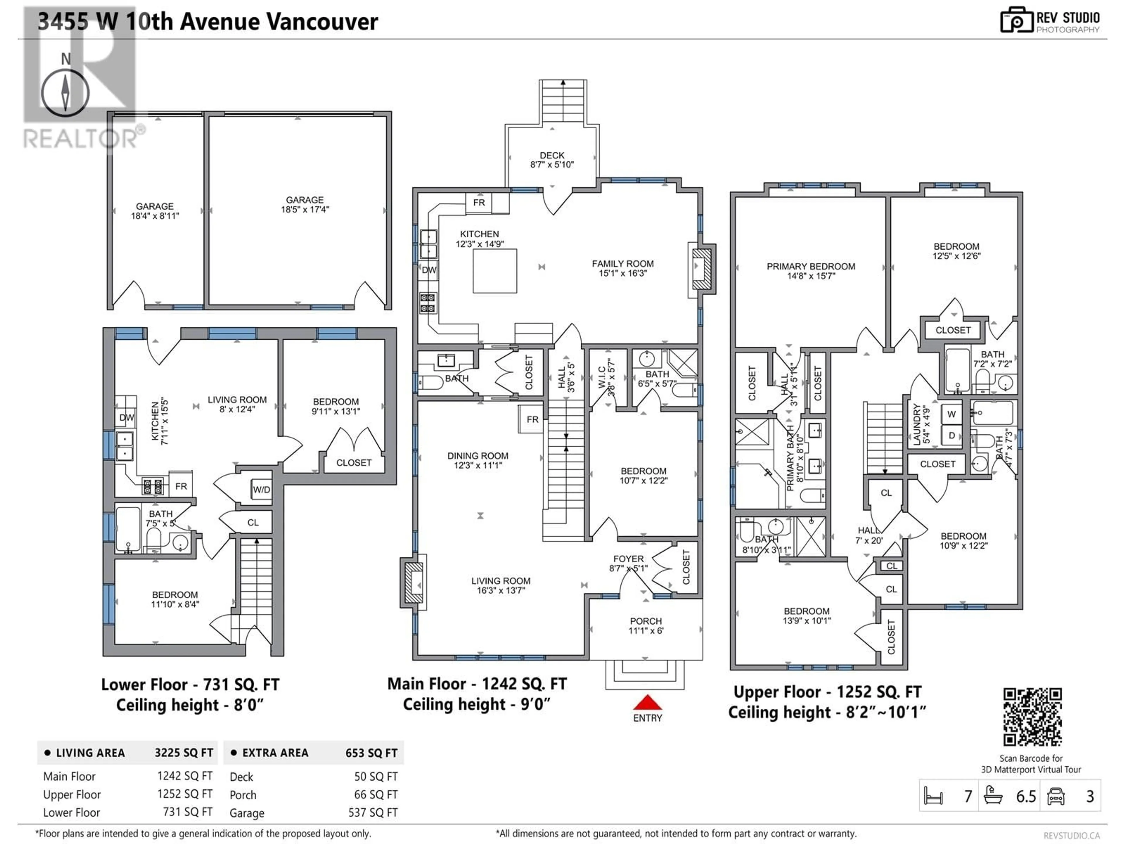 Floor plan for 3455 10TH AVENUE, Vancouver British Columbia V6R2E7