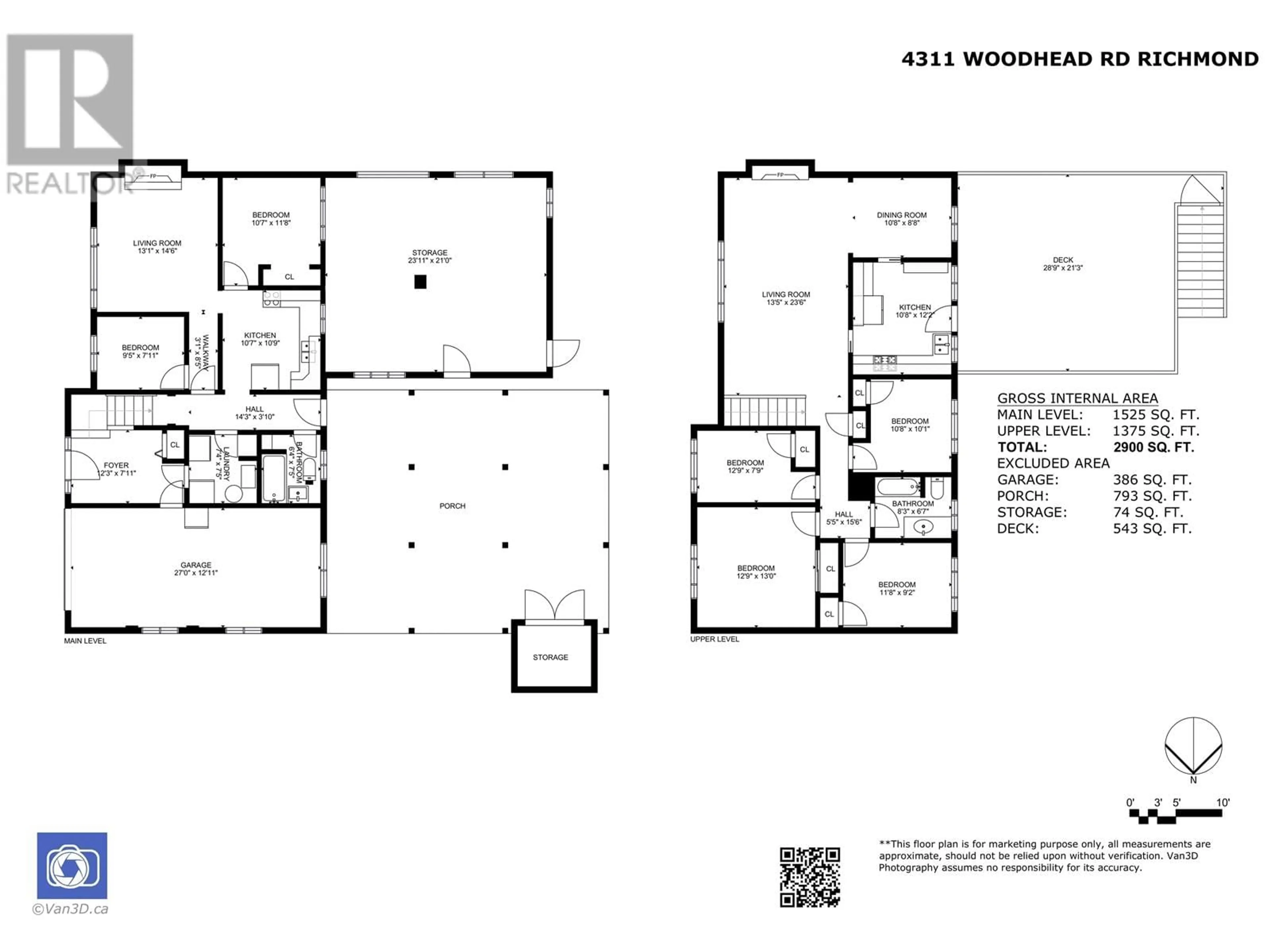 Floor plan for 4311 WOODHEAD ROAD, Richmond British Columbia V6X1J1