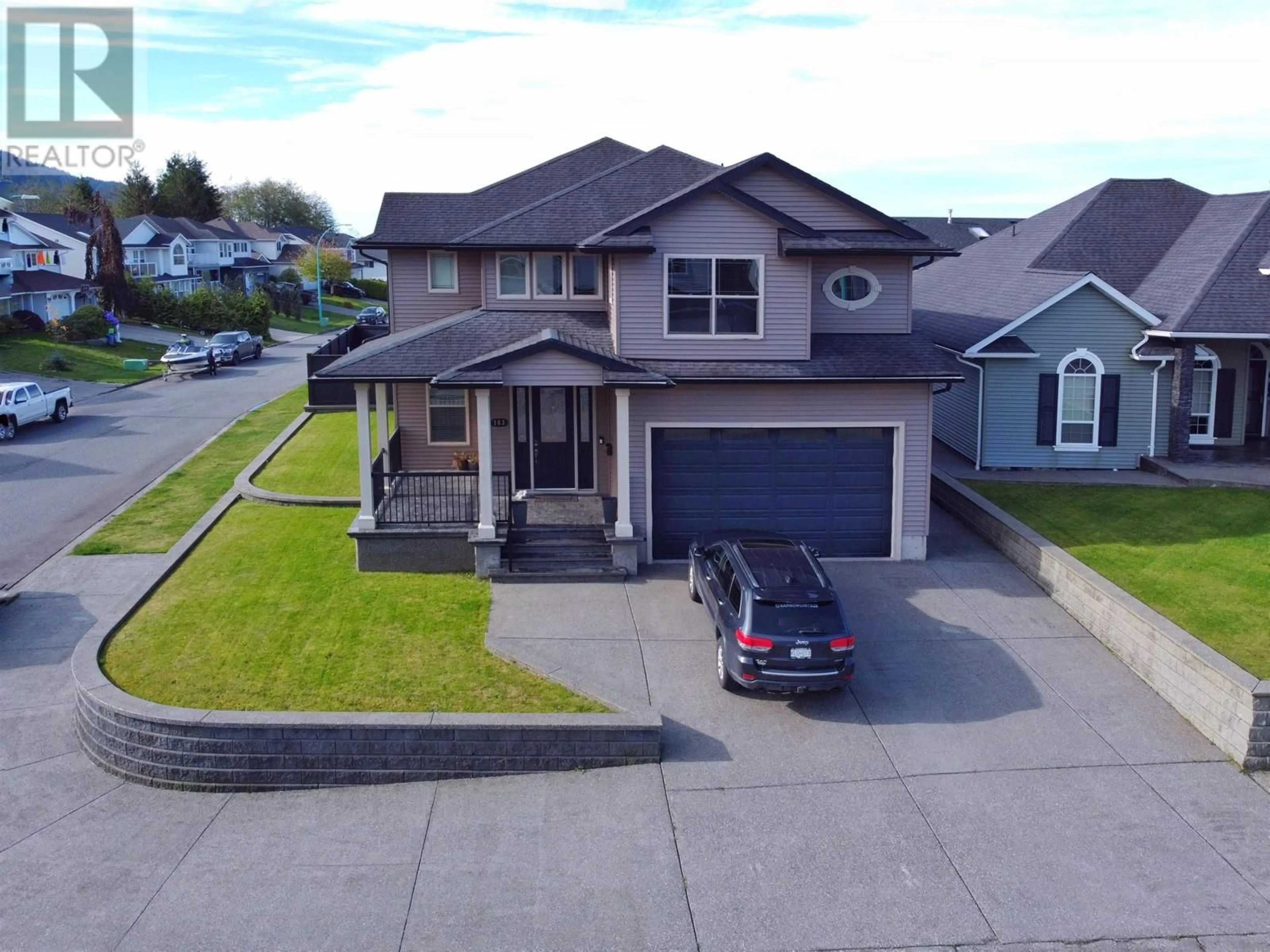 A pic from outside/outdoor area/front of a property/back of a property/a pic from drone, street for 103 BILL ROAD, Prince Rupert British Columbia V8J0A5