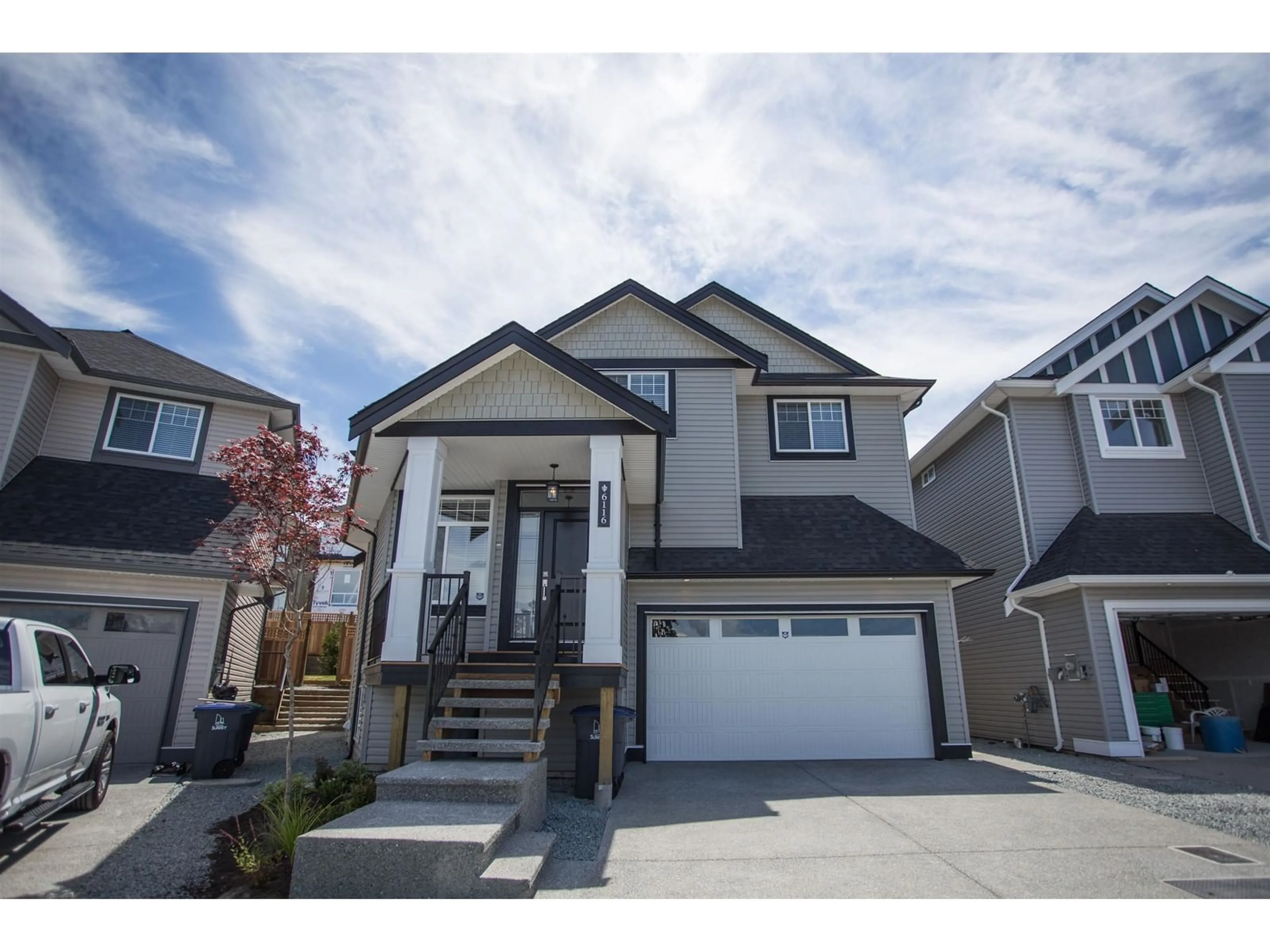 Home with vinyl exterior material, street for 6116 147B STREET, Surrey British Columbia V3S2L8