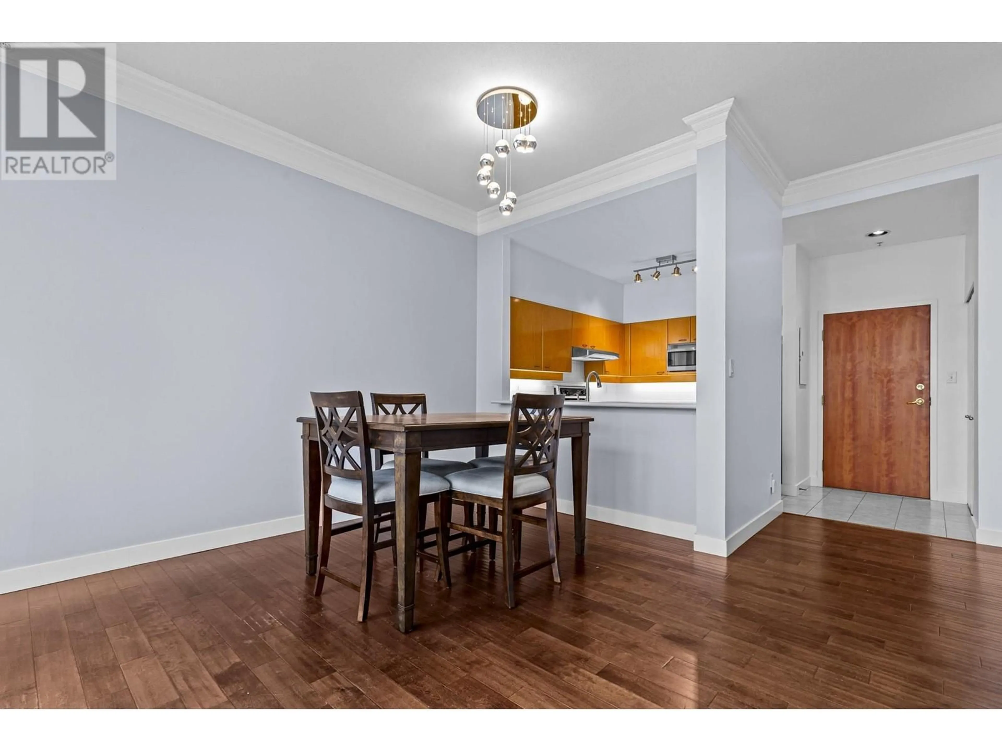 Dining room, wood/laminate floor for 2202 10 LAGUNA COURT, New Westminster British Columbia V3M6W3