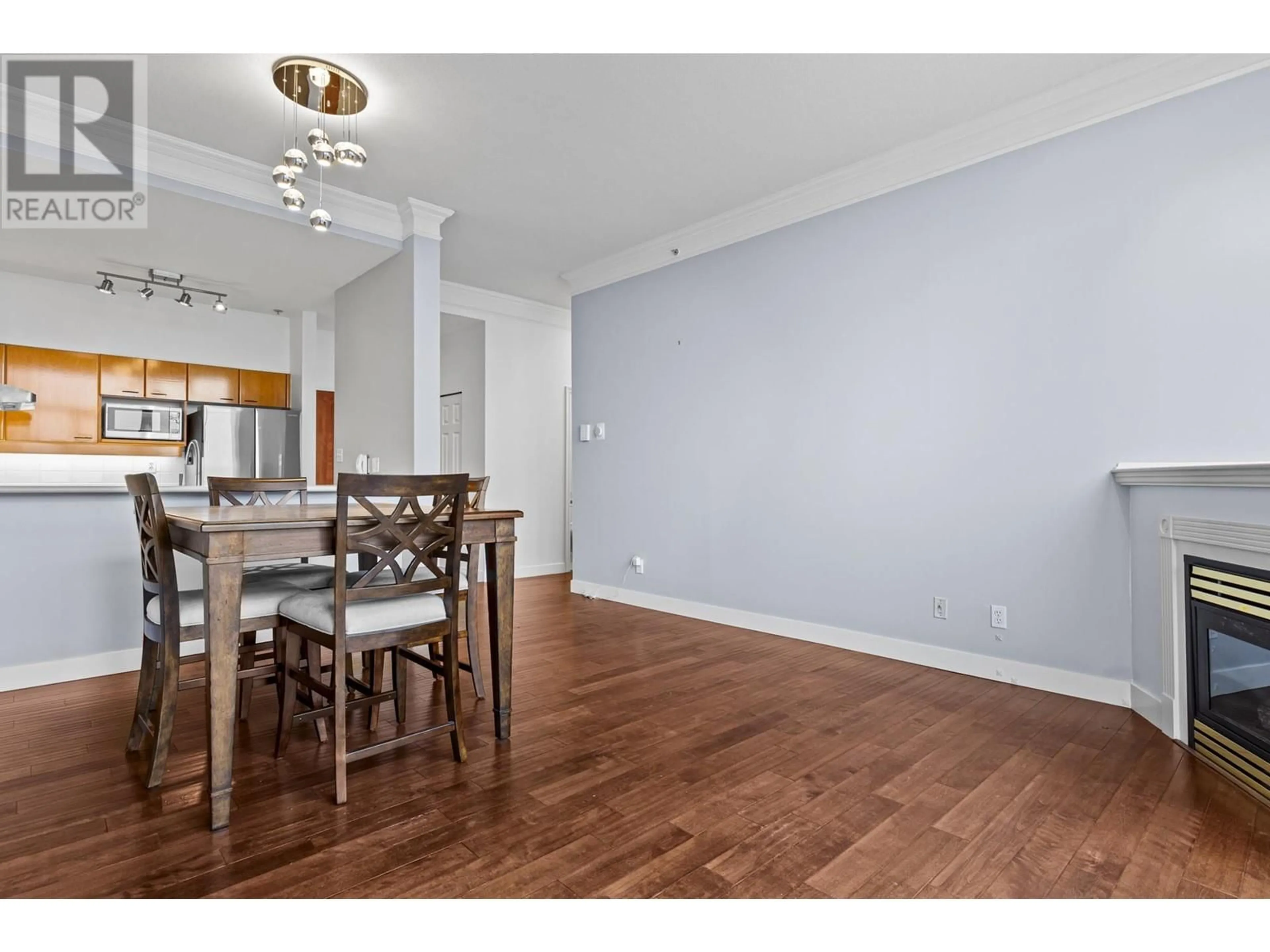 Dining room, wood/laminate floor for 2202 10 LAGUNA COURT, New Westminster British Columbia V3M6W3