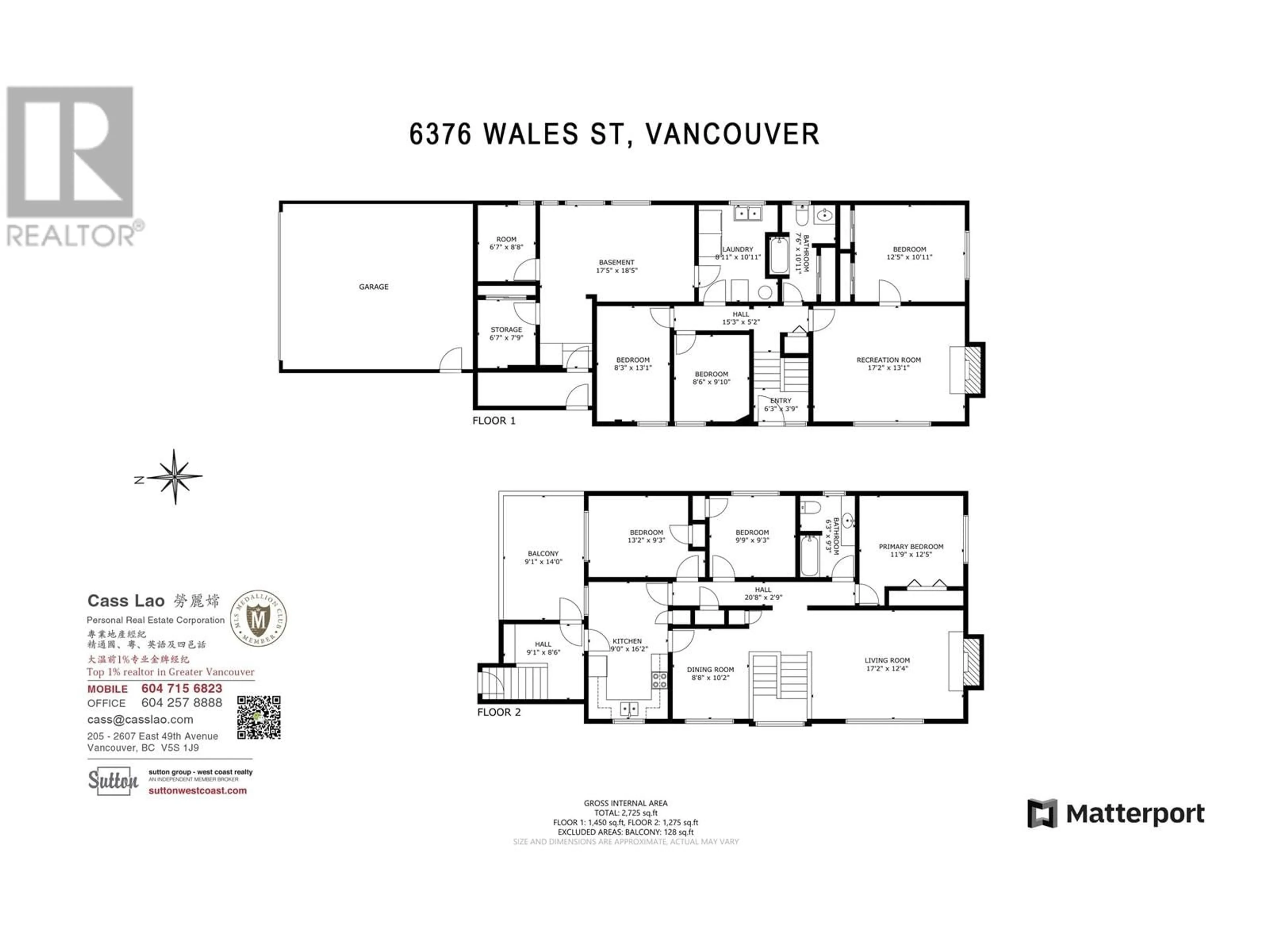 Floor plan for 6376 WALES STREET, Vancouver British Columbia V5S2R3