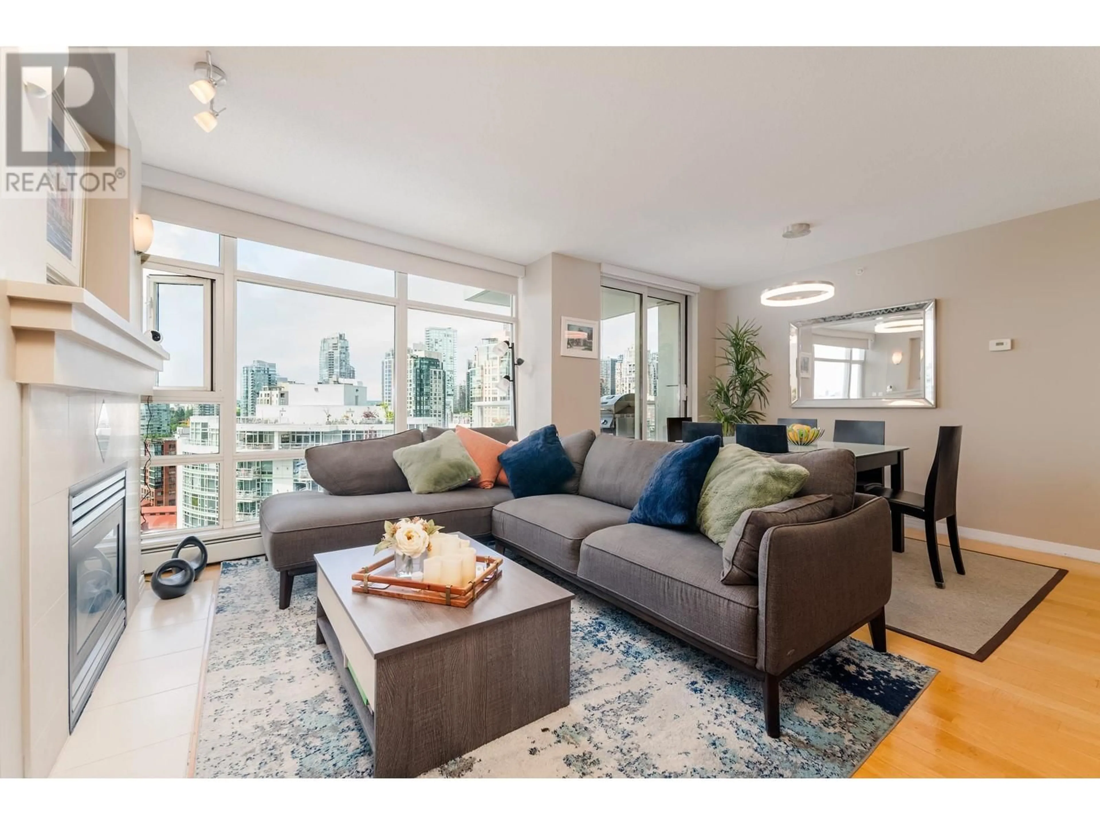 Living room with furniture, unknown for 1908 198 AQUARIUS MEWS, Vancouver British Columbia V6Z2Y4