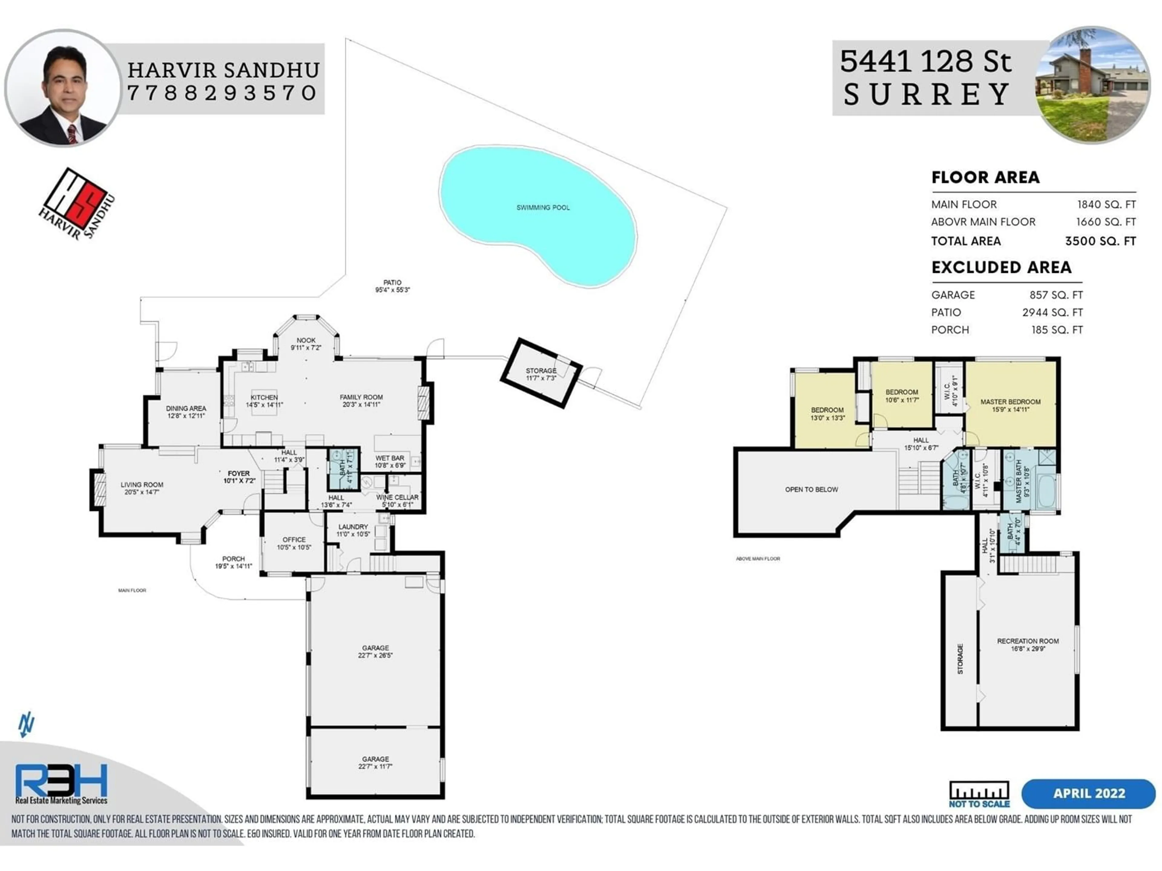 Floor plan for 5441 128 STREET, Surrey British Columbia V3X1T8