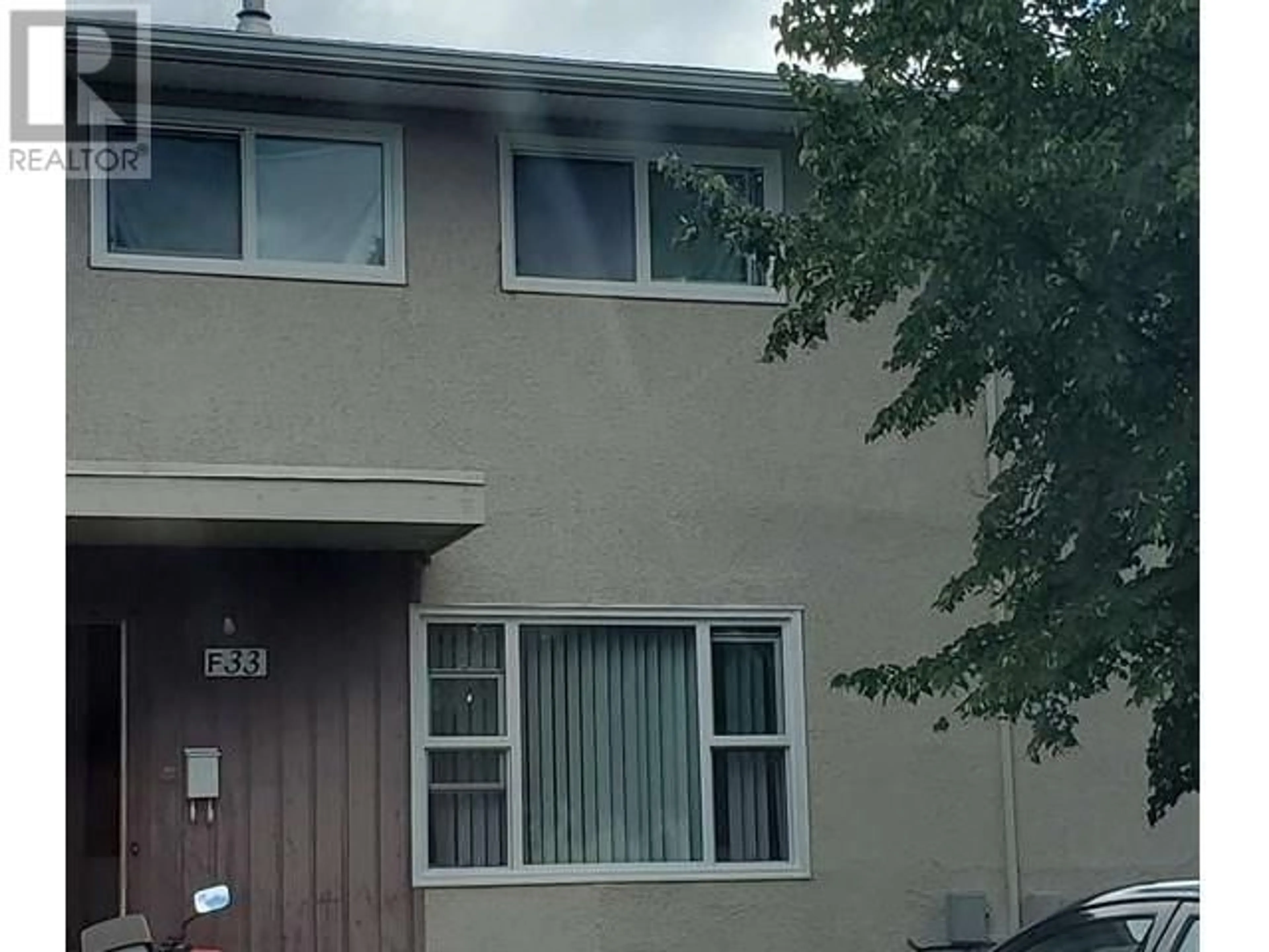 A pic from outside/outdoor area/front of a property/back of a property/a pic from drone, street for F33 1900 STRATHCONA AVENUE, Prince George British Columbia V2L2V9