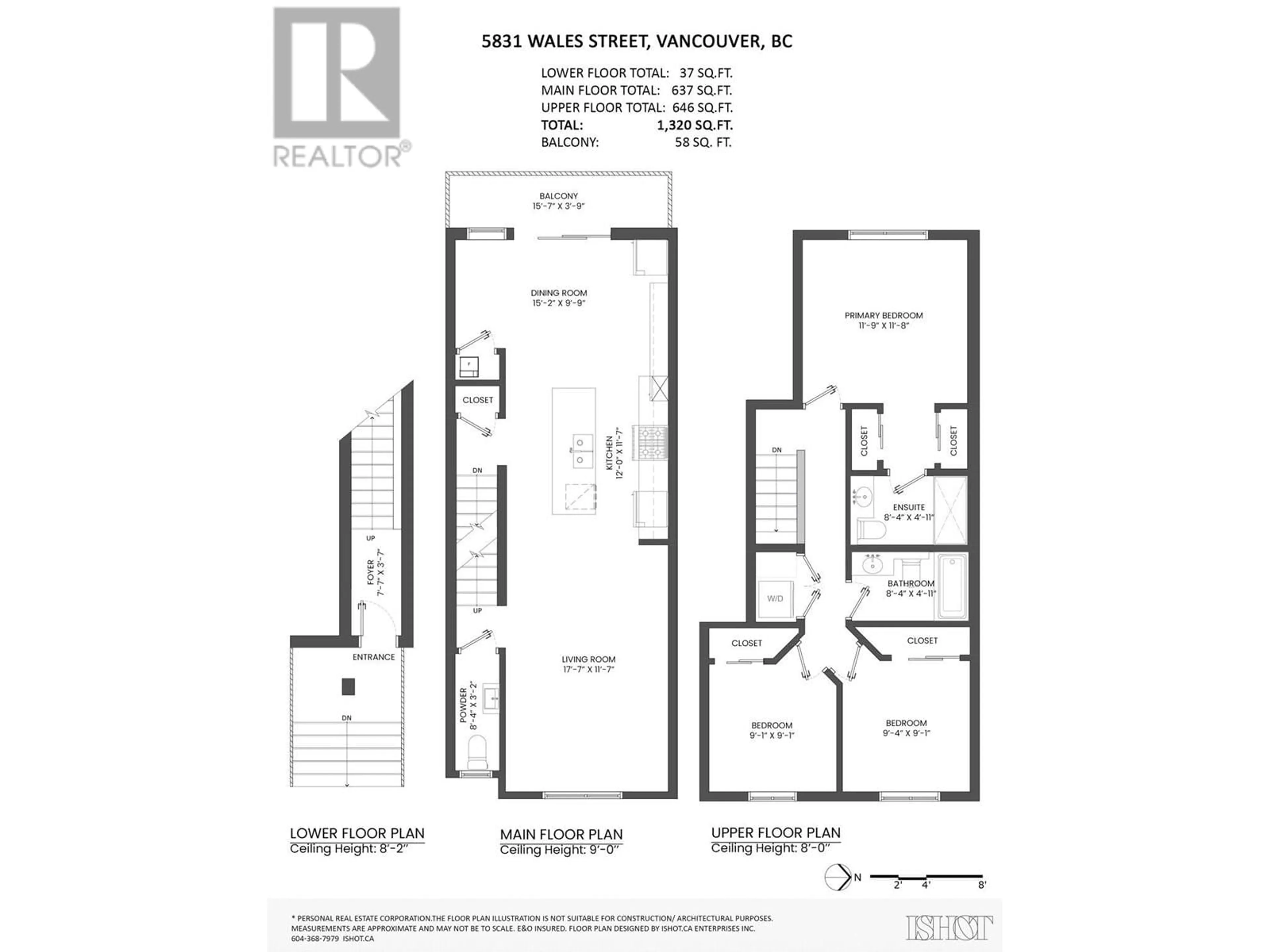 Floor plan for 5831 WALES STREET, Vancouver British Columbia V5R0E6