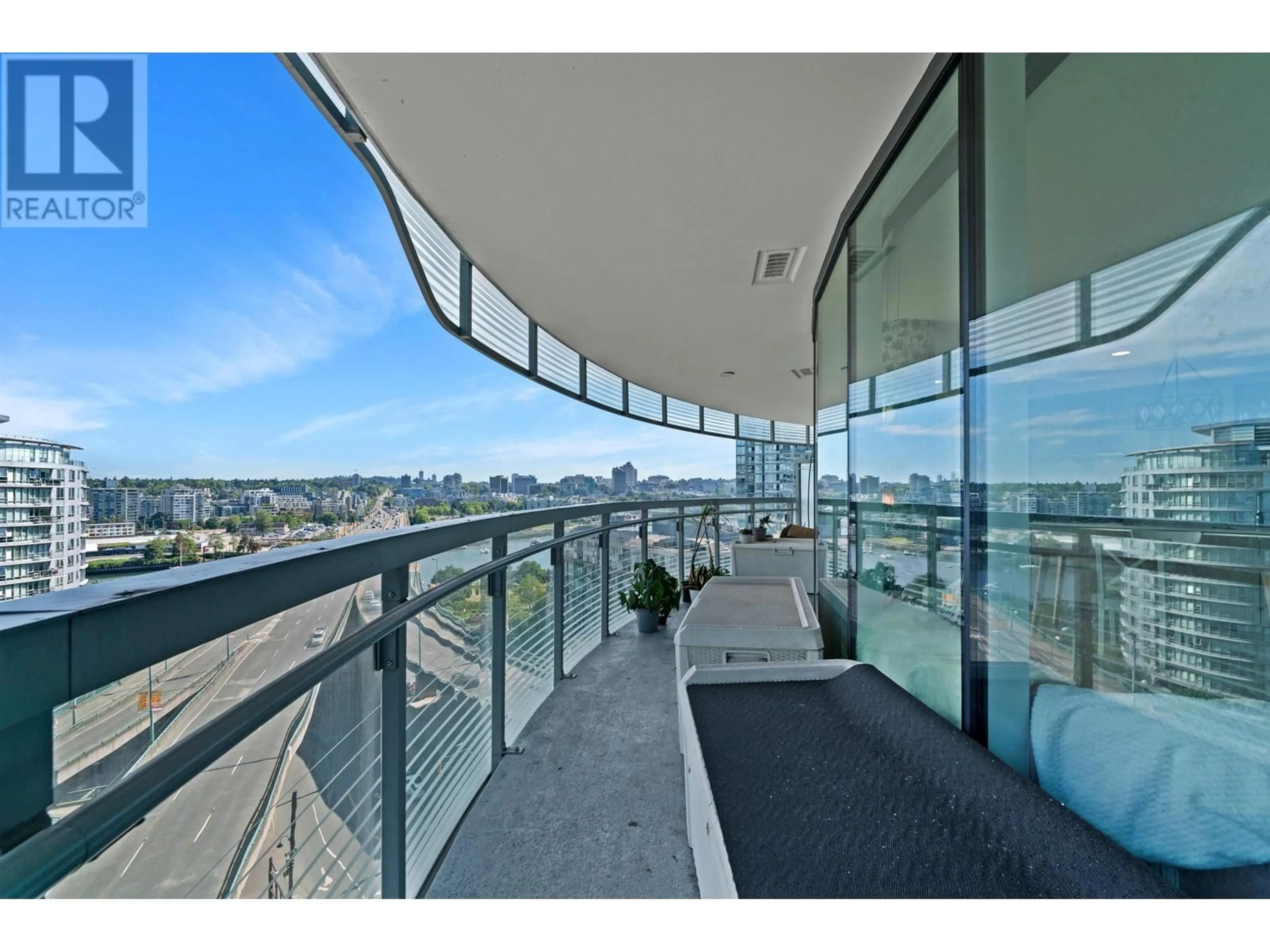 Balcony in the apartment, water/lake/river/ocean view for 1284 87 NELSON STREET, Vancouver British Columbia V6Z0E8