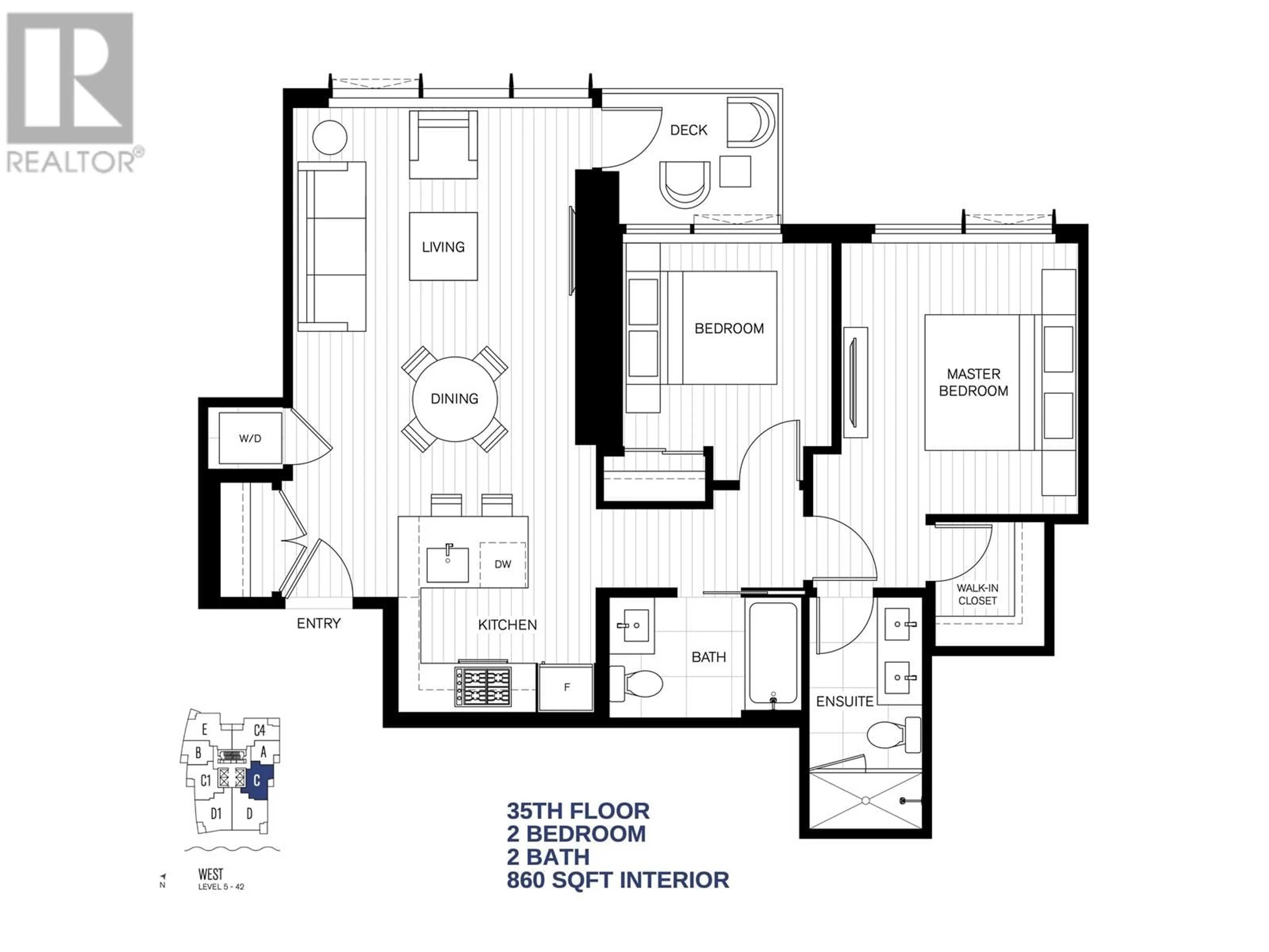 Floor plan for 3506 660 QUAYSIDE DRIVE, New Westminster British Columbia V3M0P2