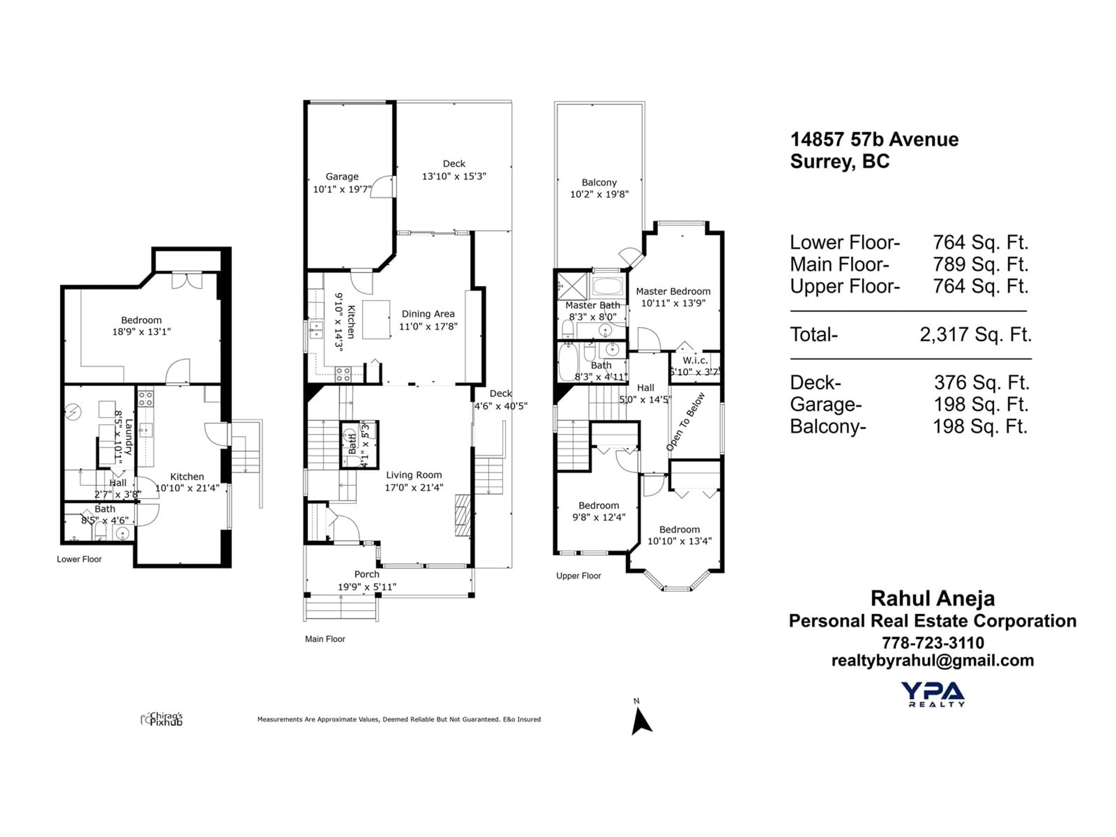 Floor plan for 14857 57B AVENUE, Surrey British Columbia V3S8W5