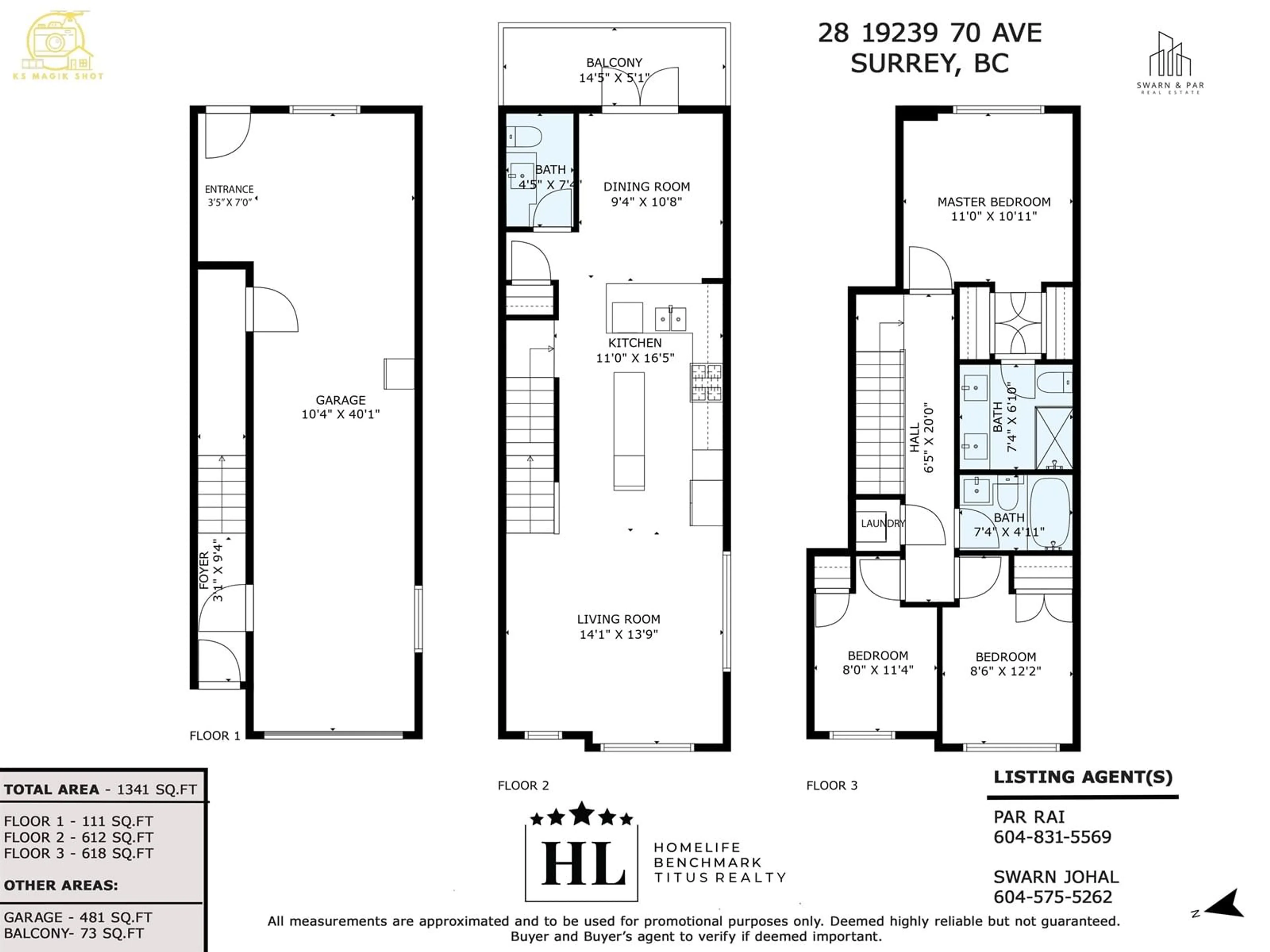 Floor plan for 28 19239 70TH AVENUE, Surrey British Columbia V4N6S8