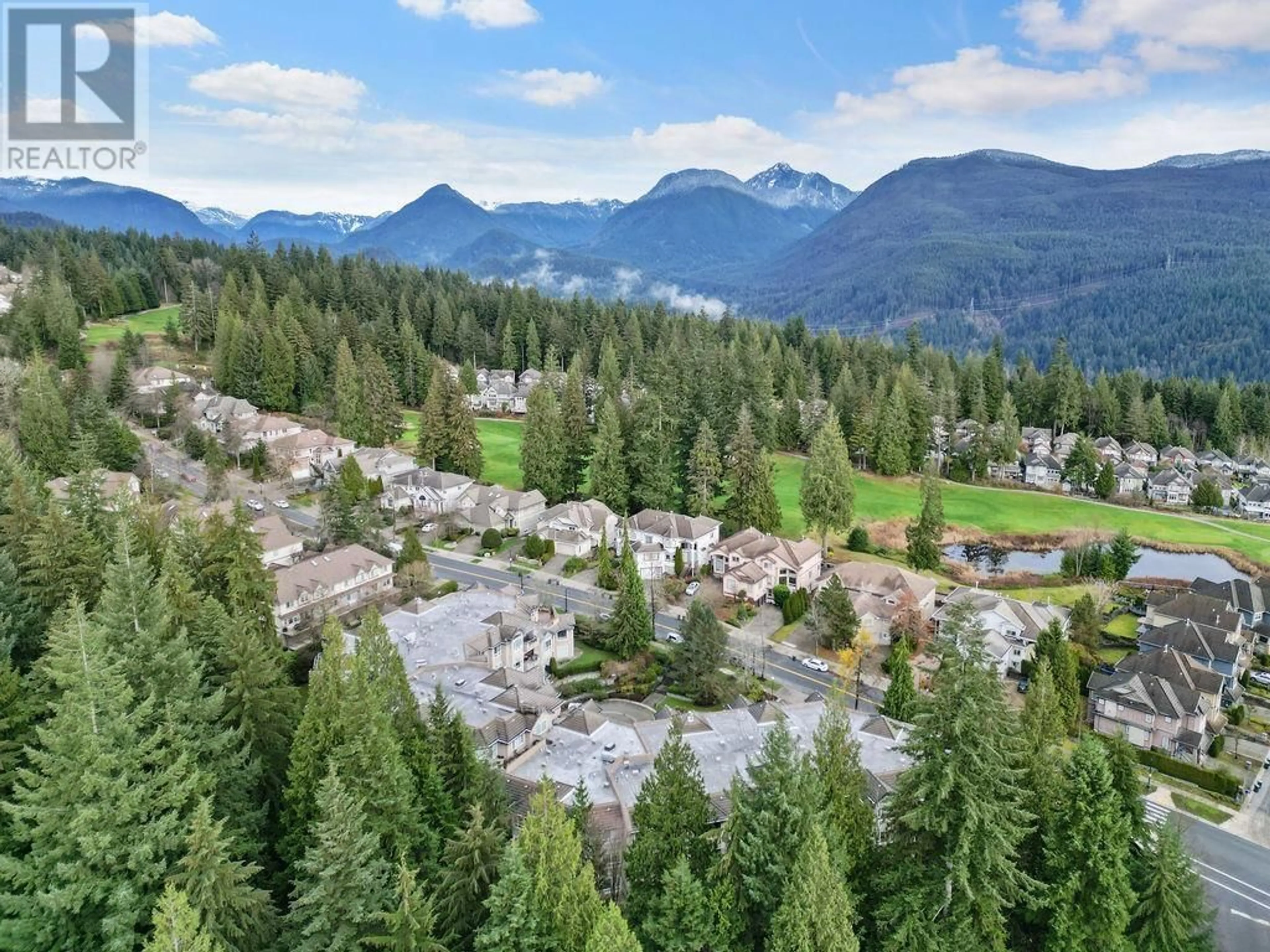 A pic from outside/outdoor area/front of a property/back of a property/a pic from drone, mountain view for 221 3280 PLATEAU BOULEVARD, Coquitlam British Columbia V3E3J5