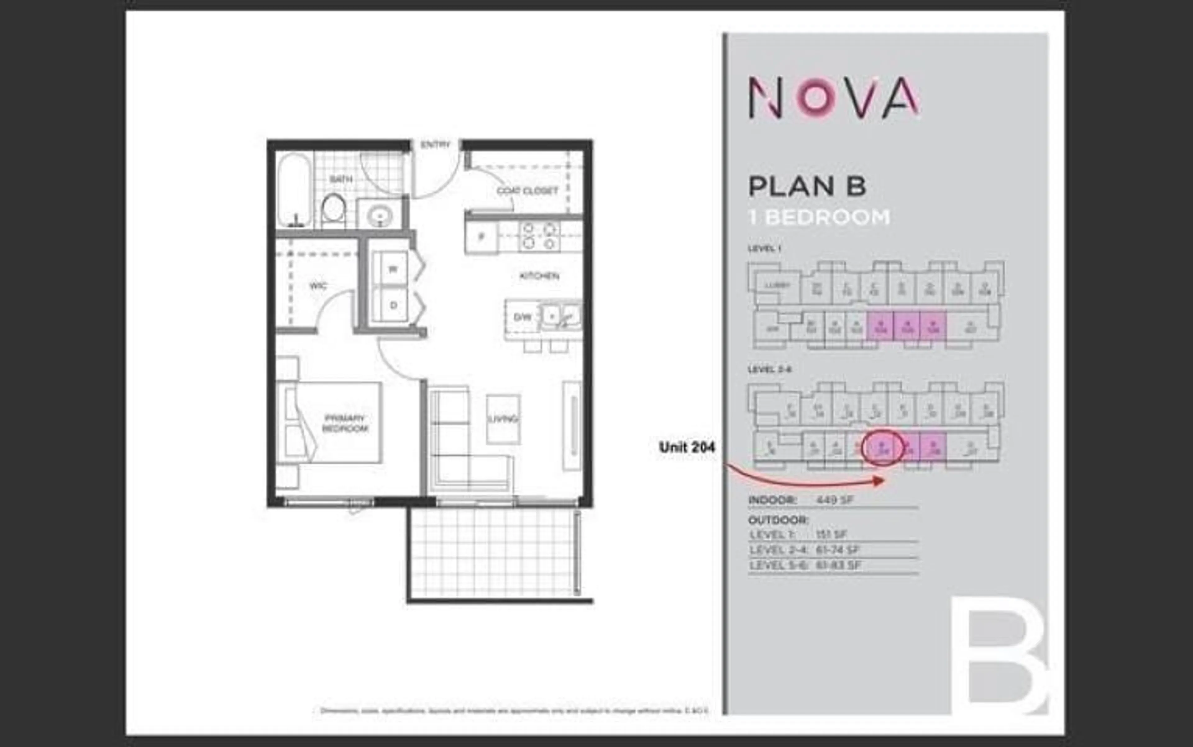 Floor plan for 204 8140 166 STREET, Surrey British Columbia N0N0N0