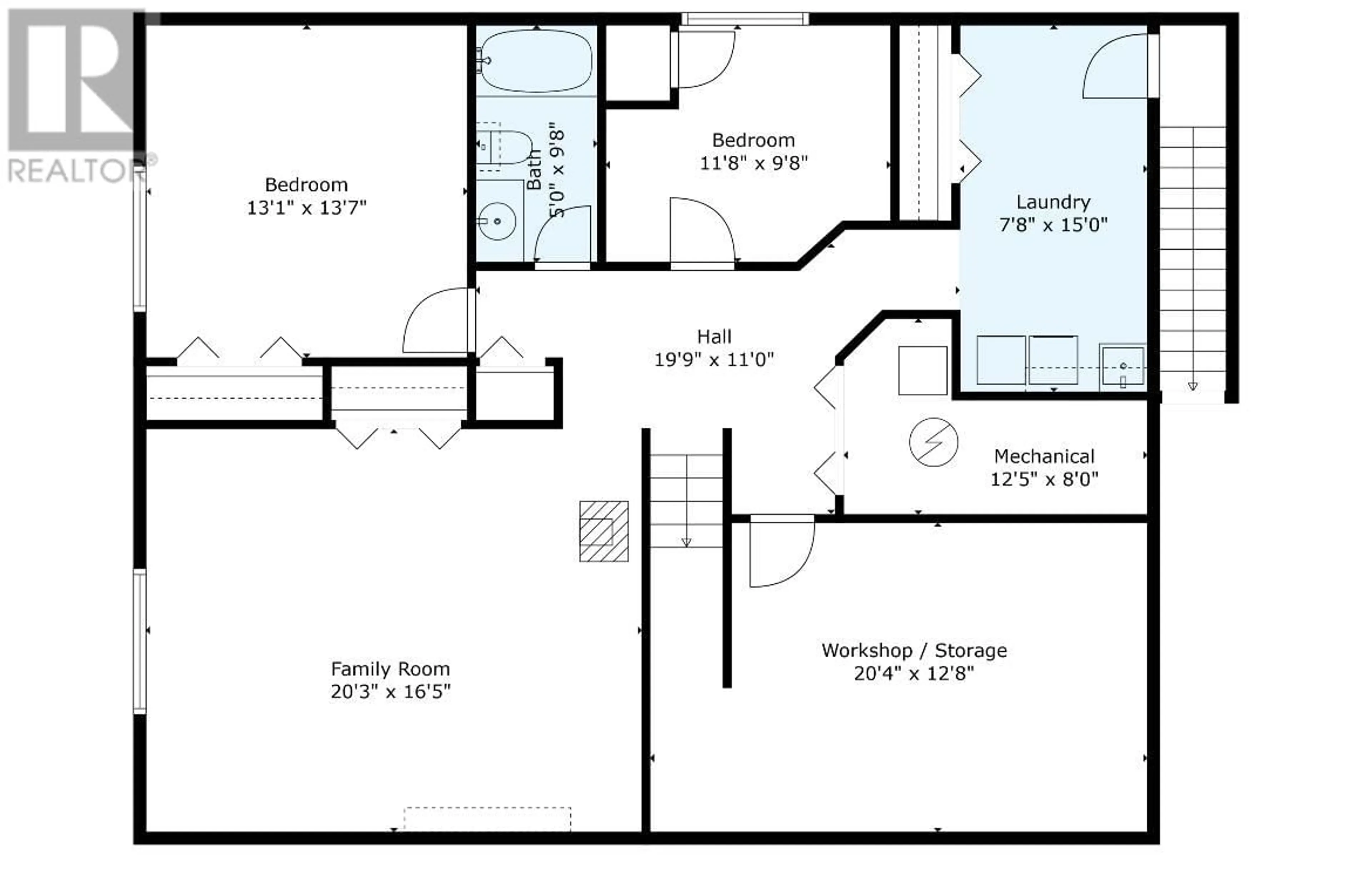 Floor plan for 7065 WANSA ROAD, Prince George British Columbia V2N6E4