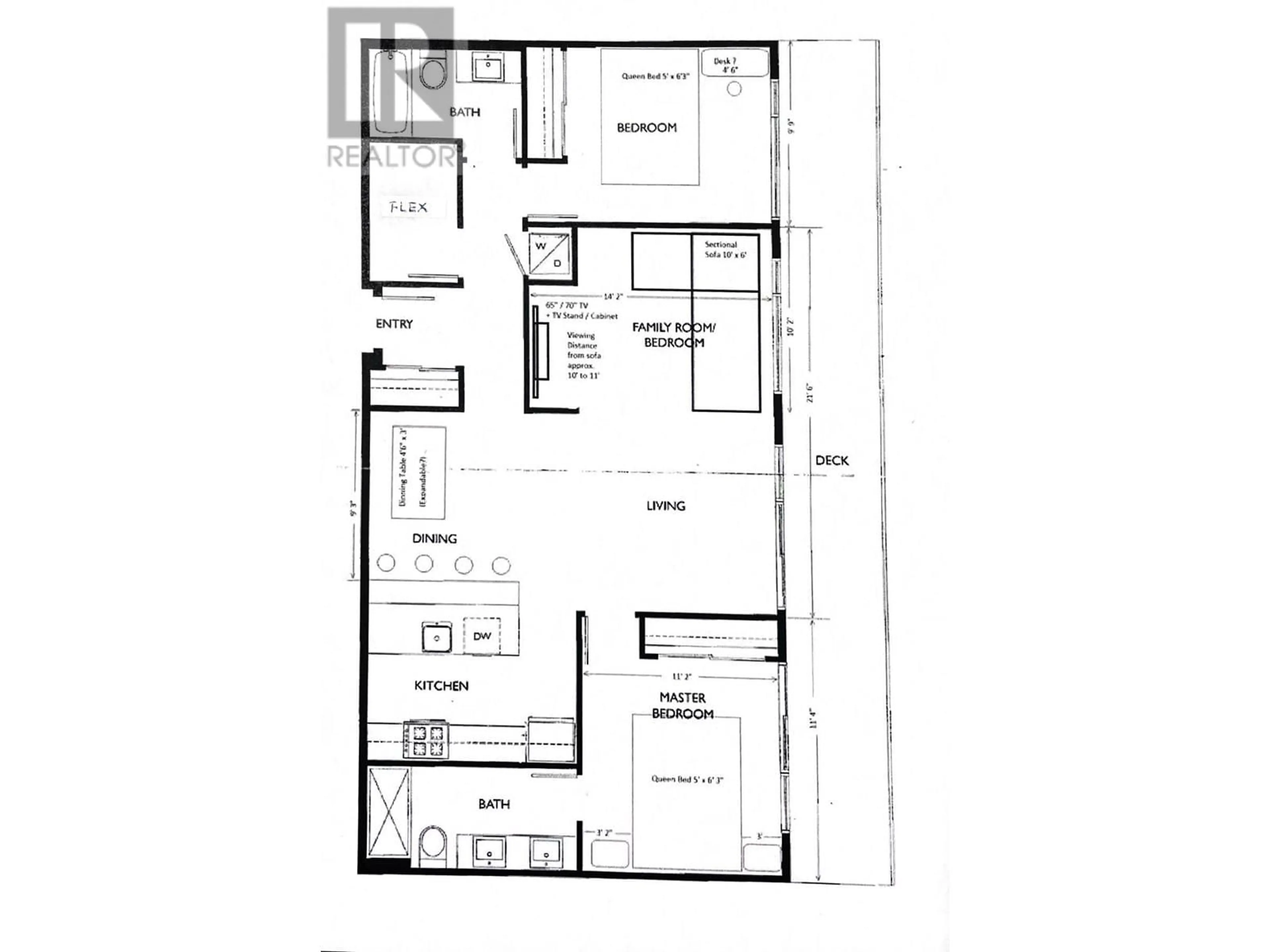 Floor plan for 406 5325 WEST BOULEVARD, Vancouver British Columbia V6M3W4