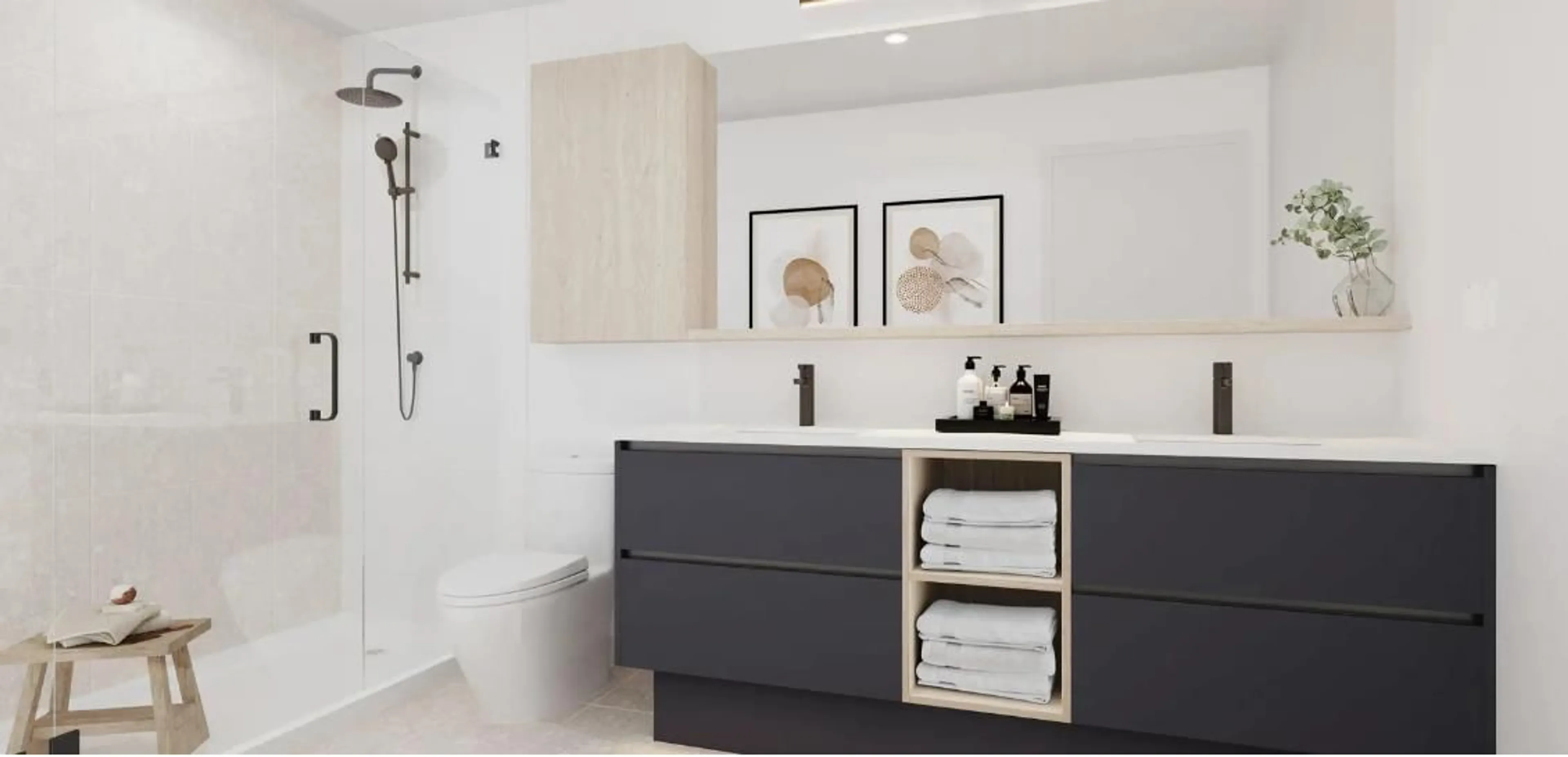 Contemporary bathroom, ceramic/tile floor for 505 6575 195A STREET, Surrey British Columbia V4N6N5