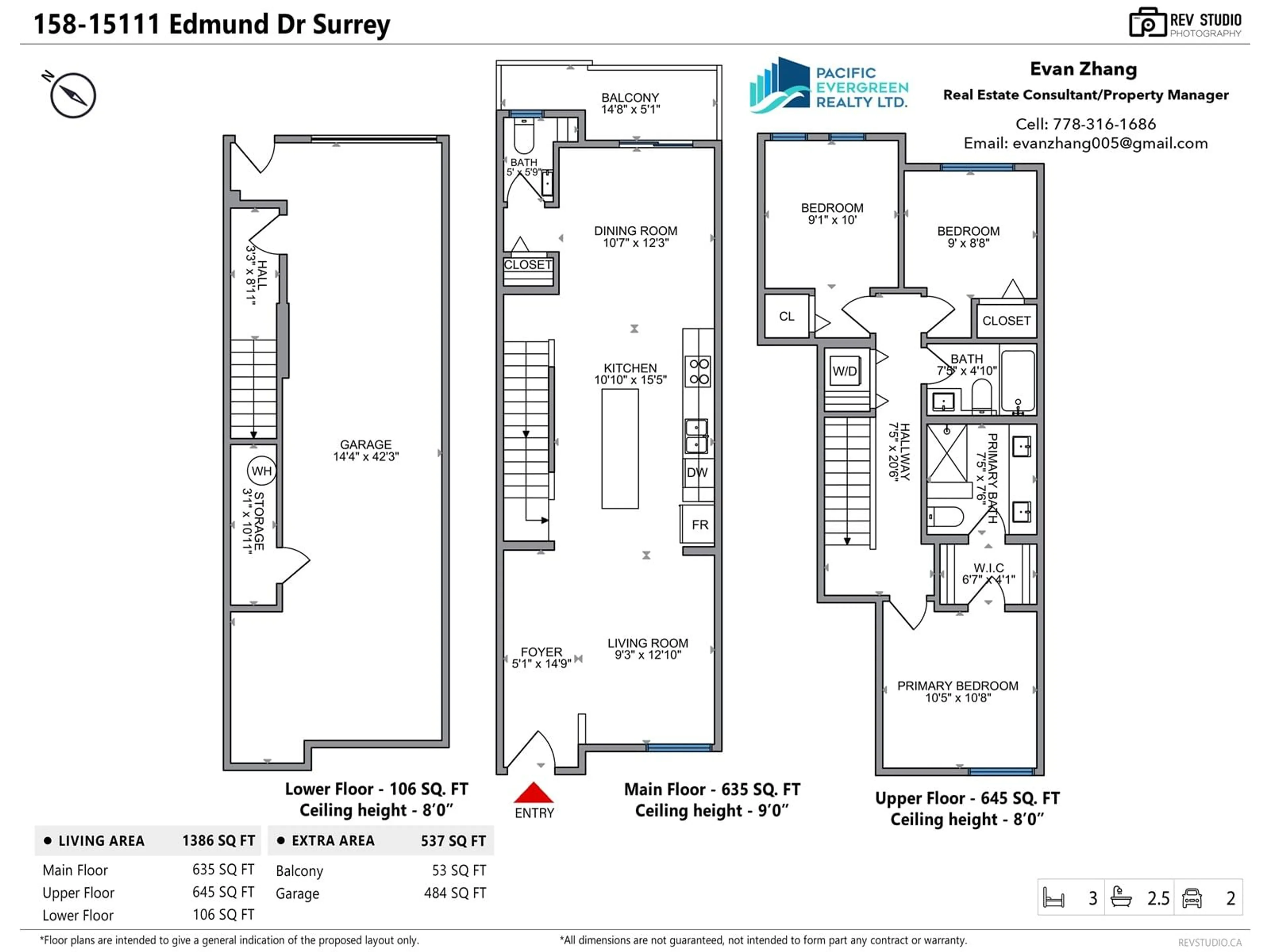 Floor plan for 158 15111 EDMUND DRIVE, Surrey British Columbia V3S0A5