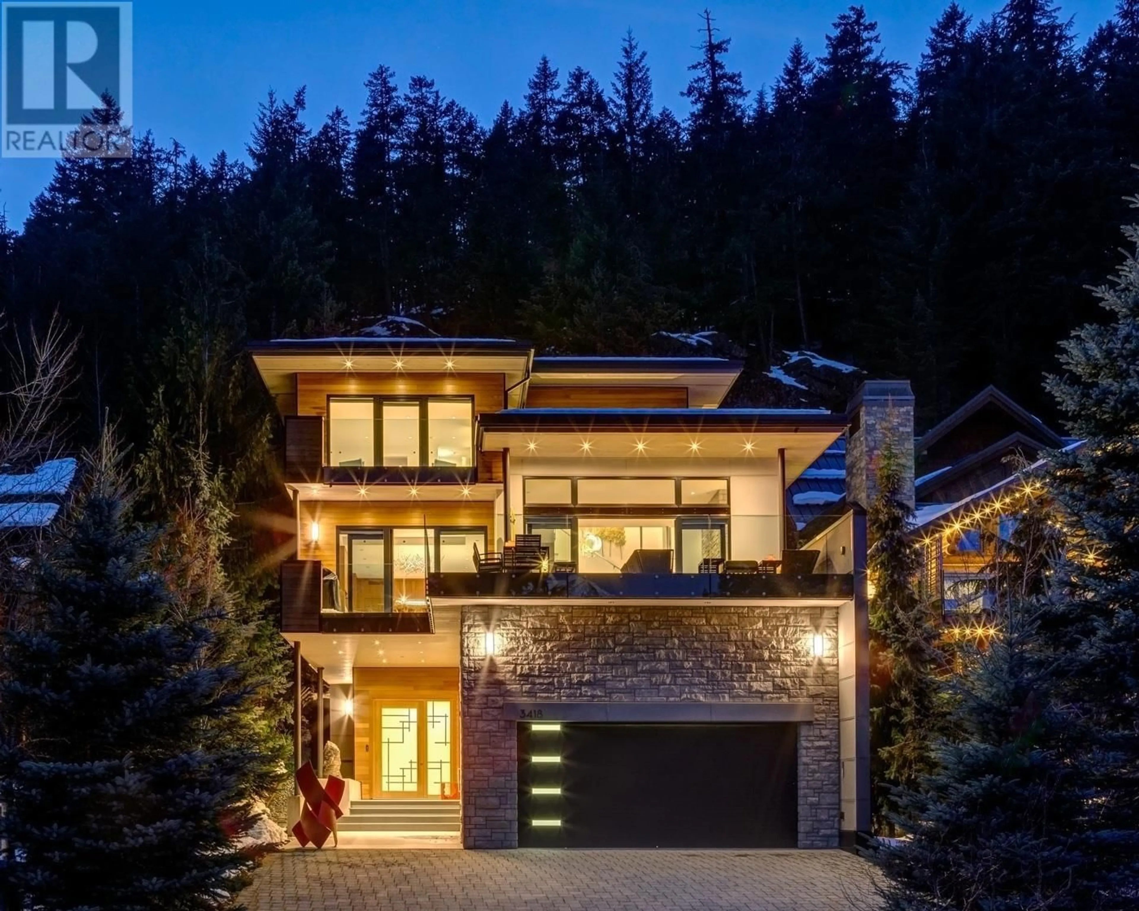 Home with brick exterior material, unknown for 3418 BLUEBERRY DRIVE, Whistler British Columbia V8E0B9