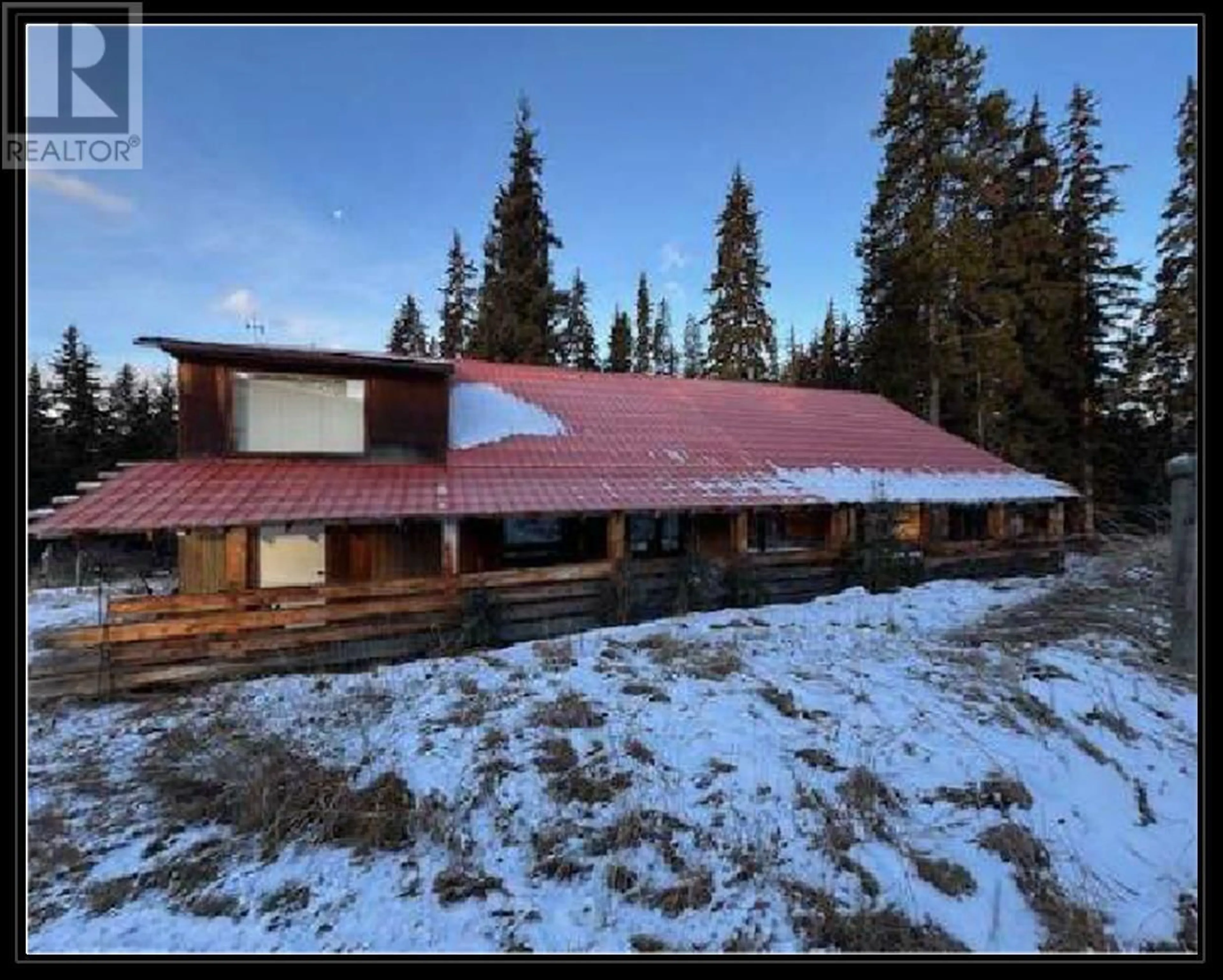 A pic from outside/outdoor area/front of a property/back of a property/a pic from drone, building for 5659 GILBERT ROAD, Smithers British Columbia V0J2N7