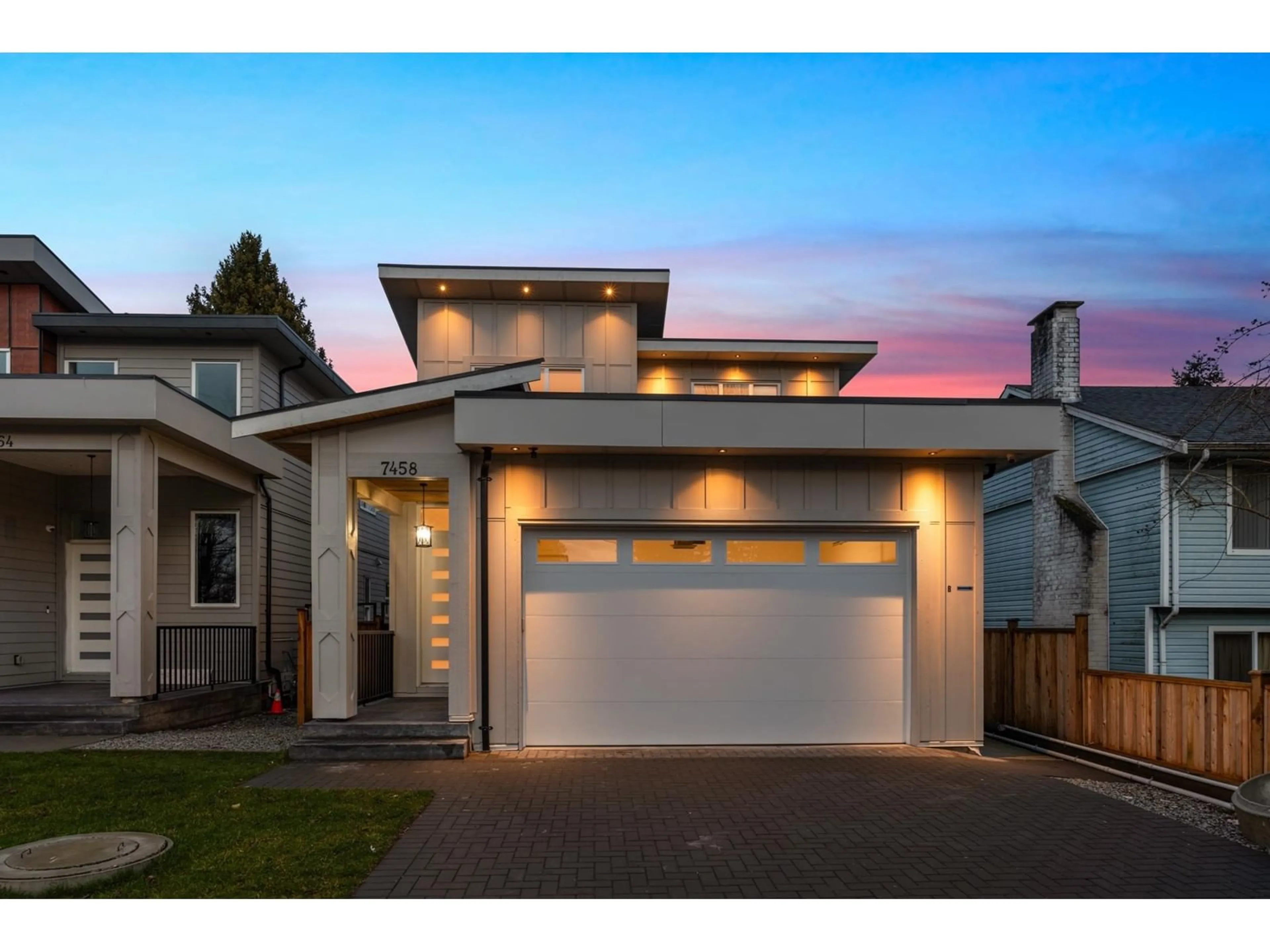 Home with vinyl exterior material, street for 7458 115, Delta British Columbia V4C5M5