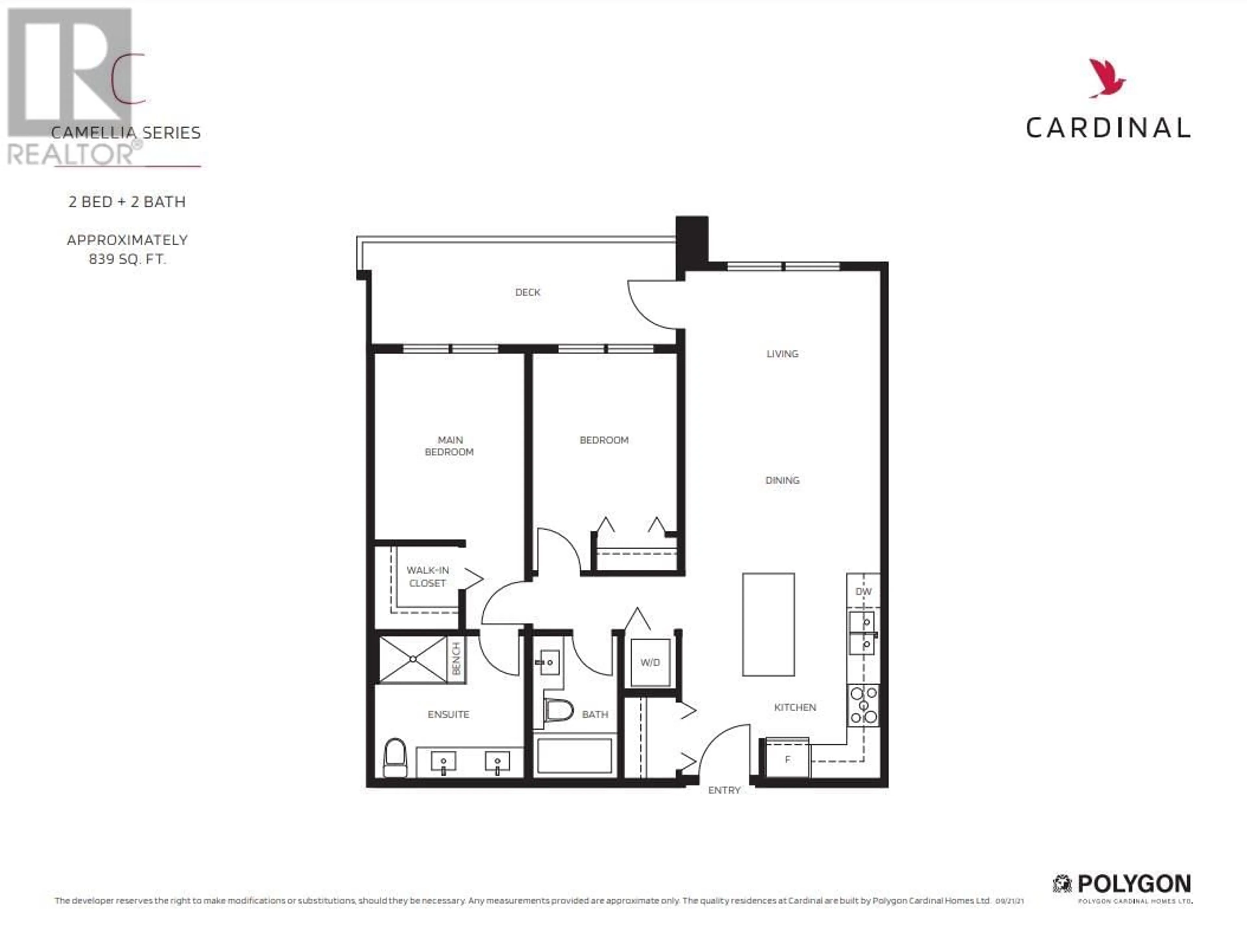 Floor plan for 312 615 COTTONWOOD AVENUE, Coquitlam British Columbia V3J0N4