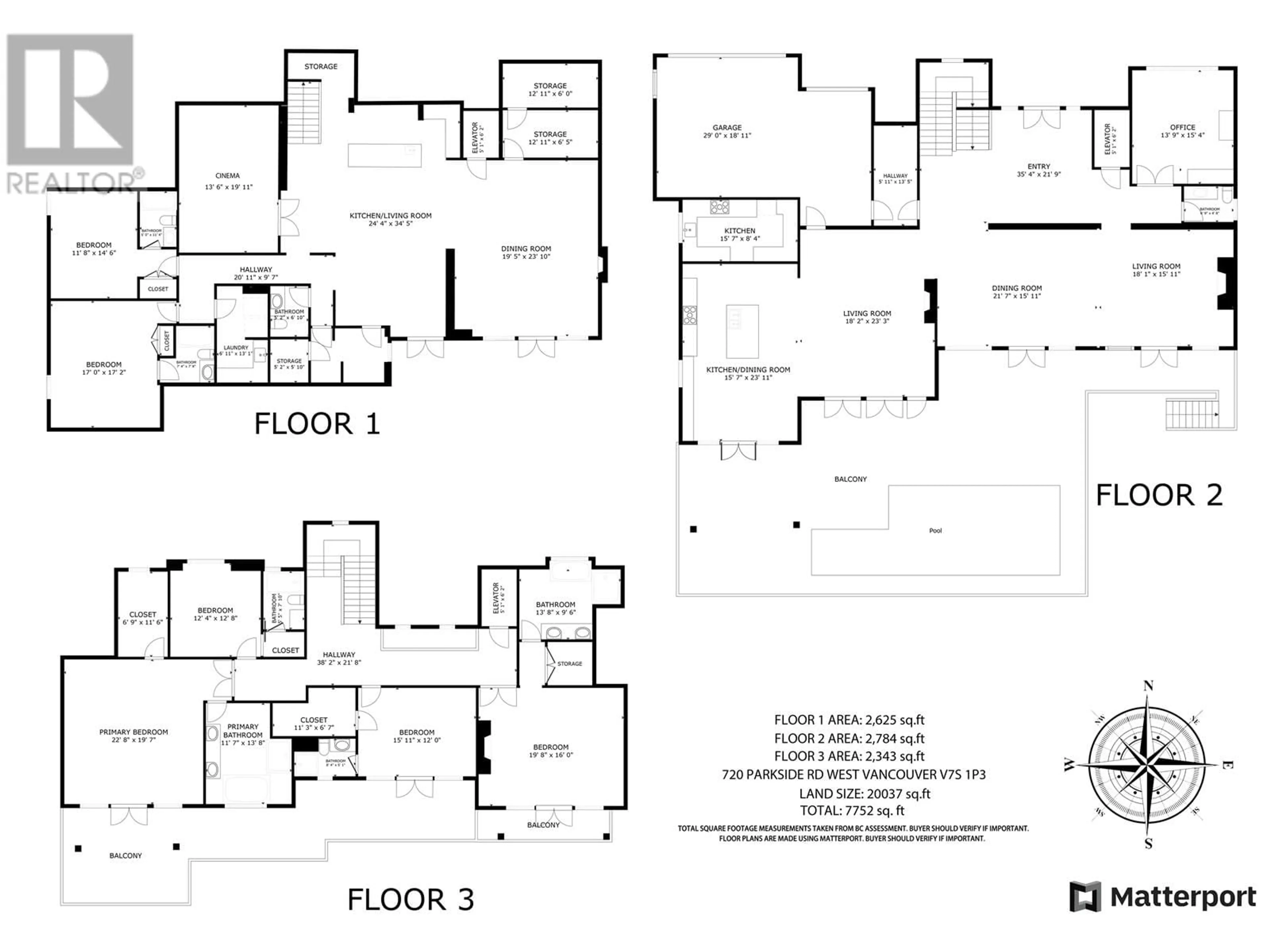 Floor plan for 720 PARKSIDE ROAD, West Vancouver British Columbia V7S1P3