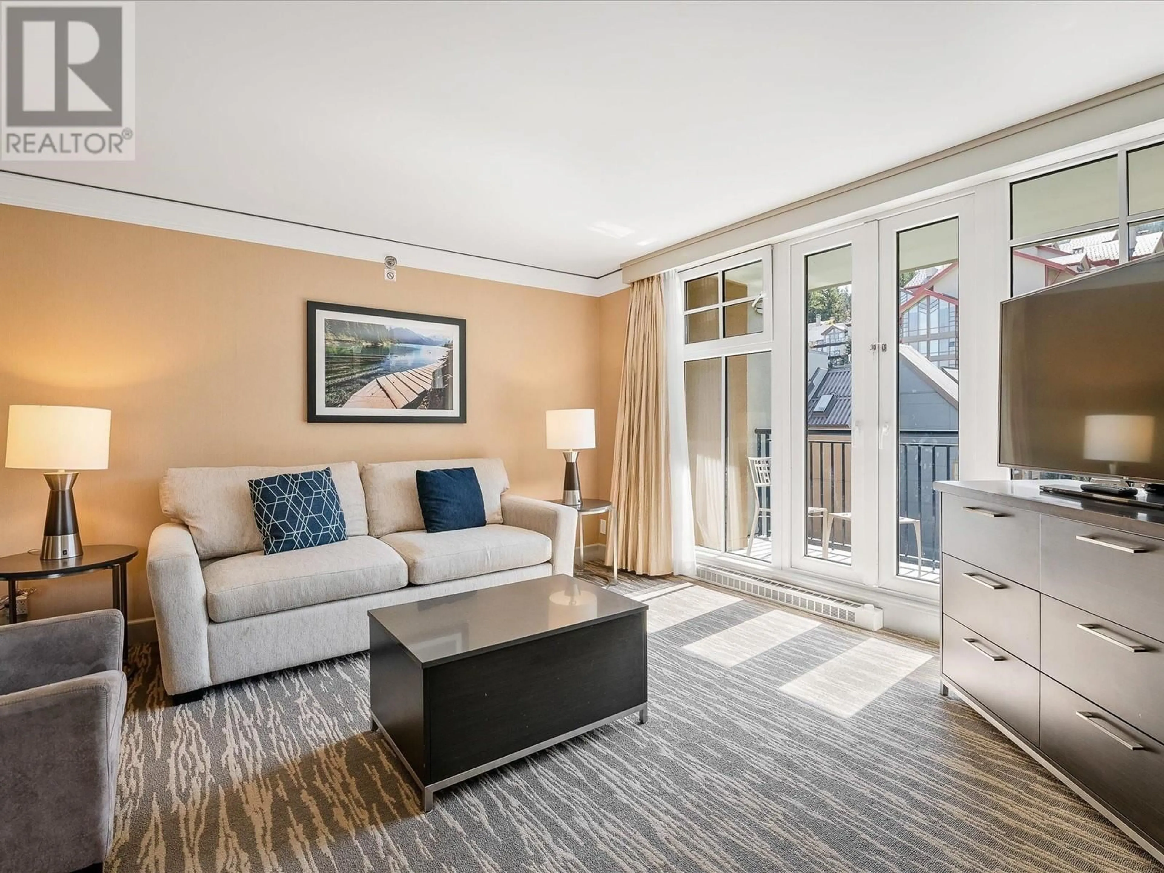 Living room with furniture, unknown for 428/430 - 4050 WHISTLER WAY, Whistler British Columbia V8E1H9