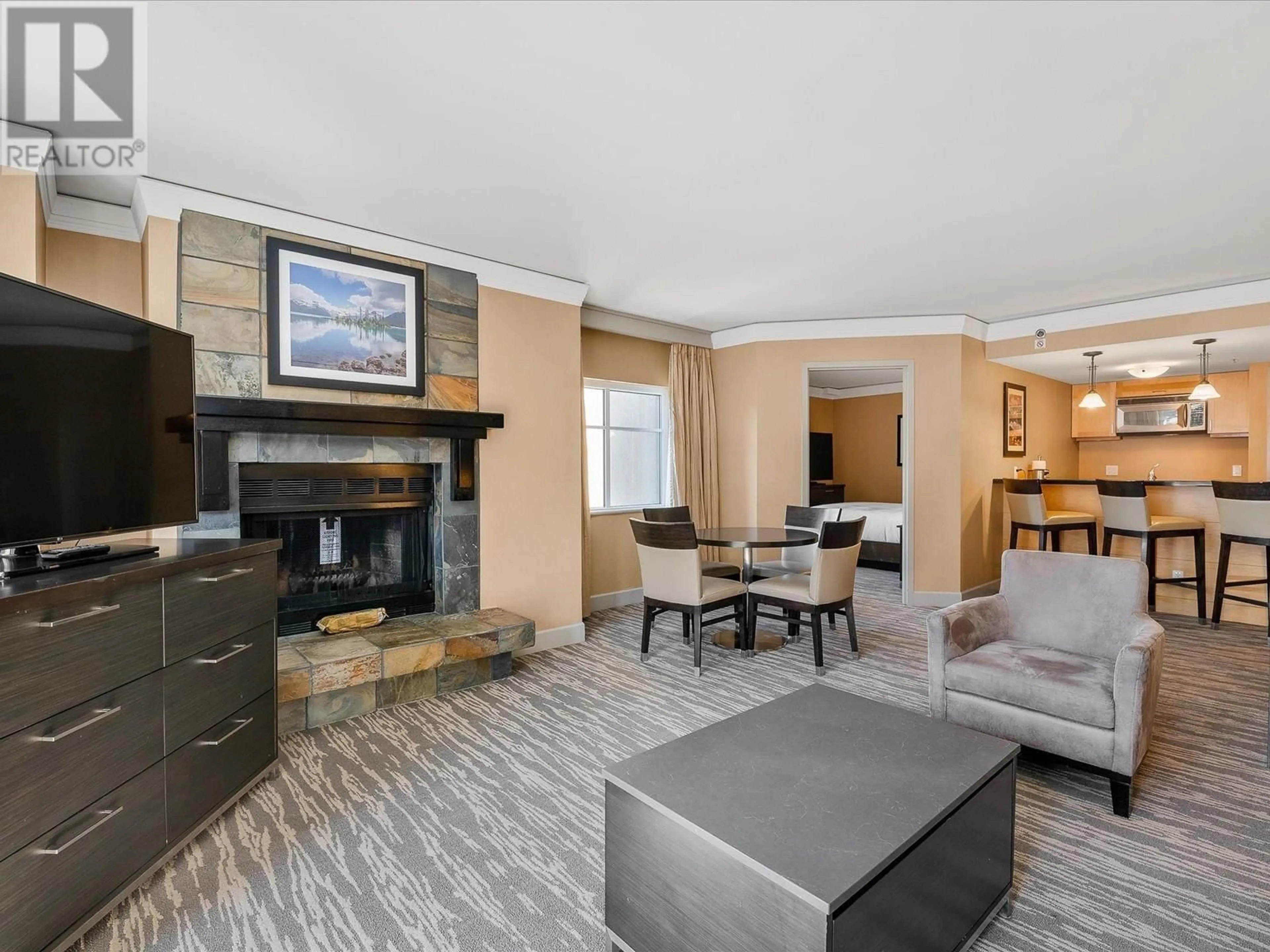 Living room with furniture, unknown for 428/430 - 4050 WHISTLER WAY, Whistler British Columbia V8E1H9