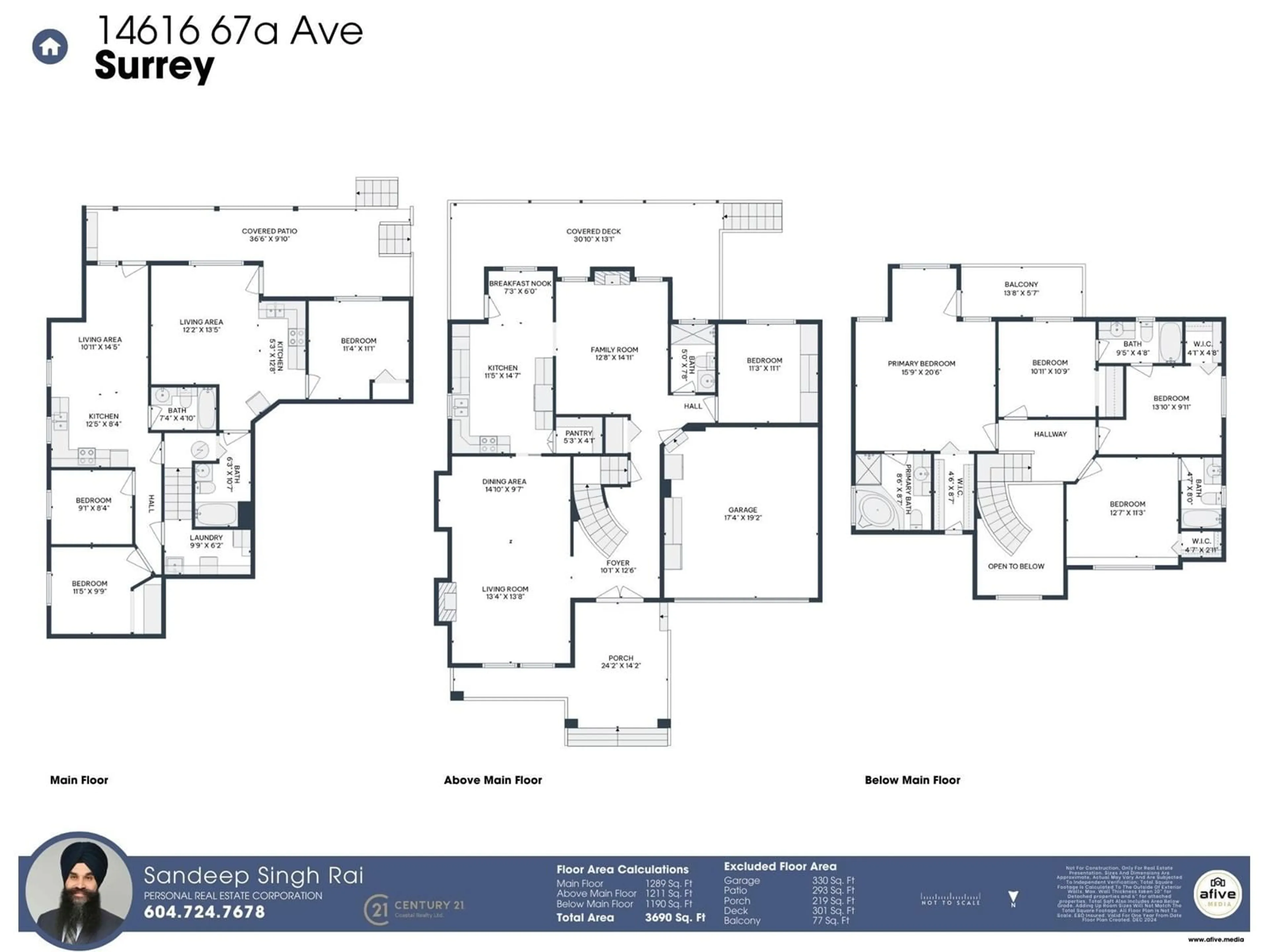 Floor plan for 14616 67A AVENUE, Surrey British Columbia V3S0Z4