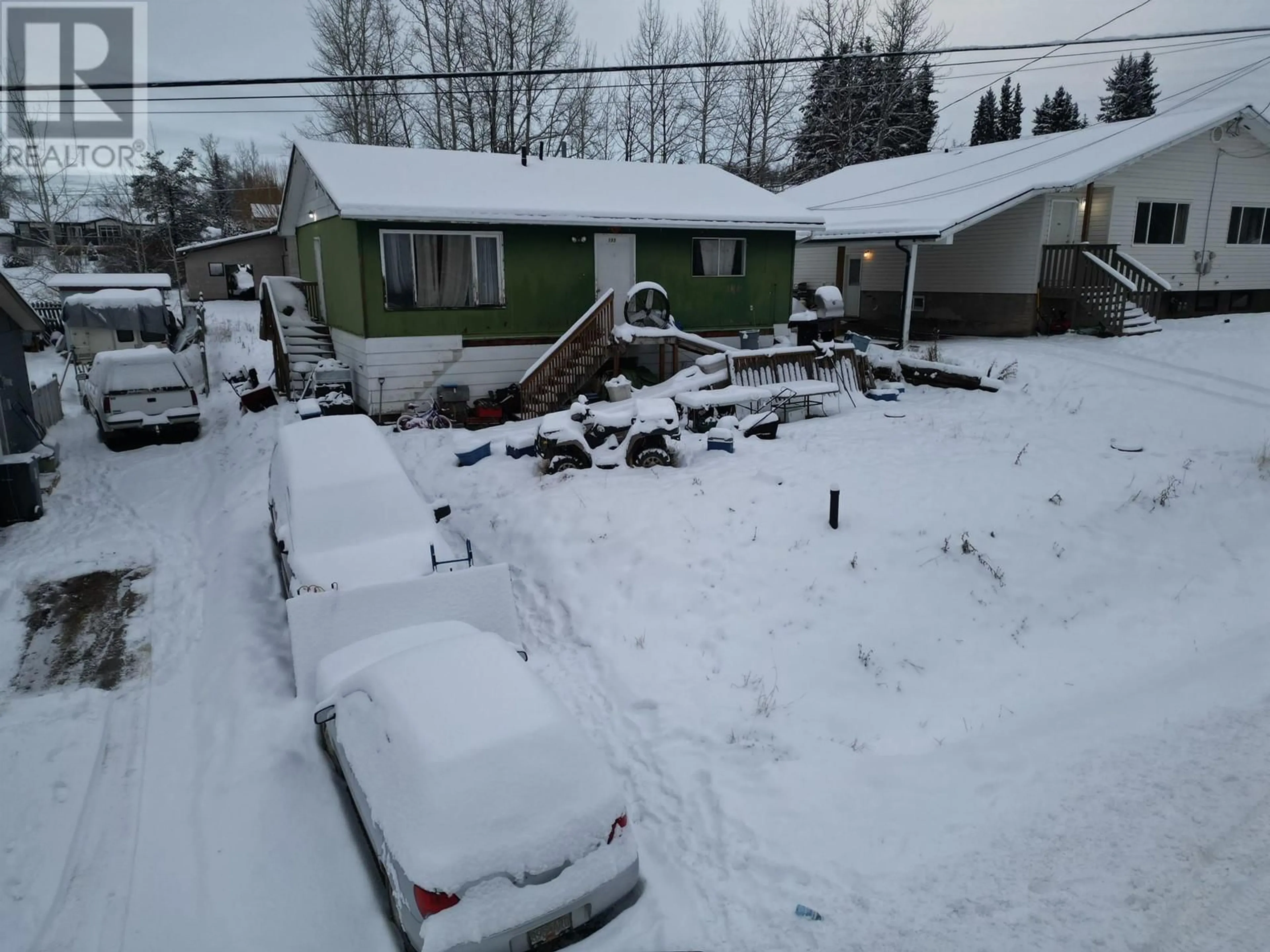 A pic from outside/outdoor area/front of a property/back of a property/a pic from drone, street for 195 7TH AVENUE, Burns Lake British Columbia V0J1E0