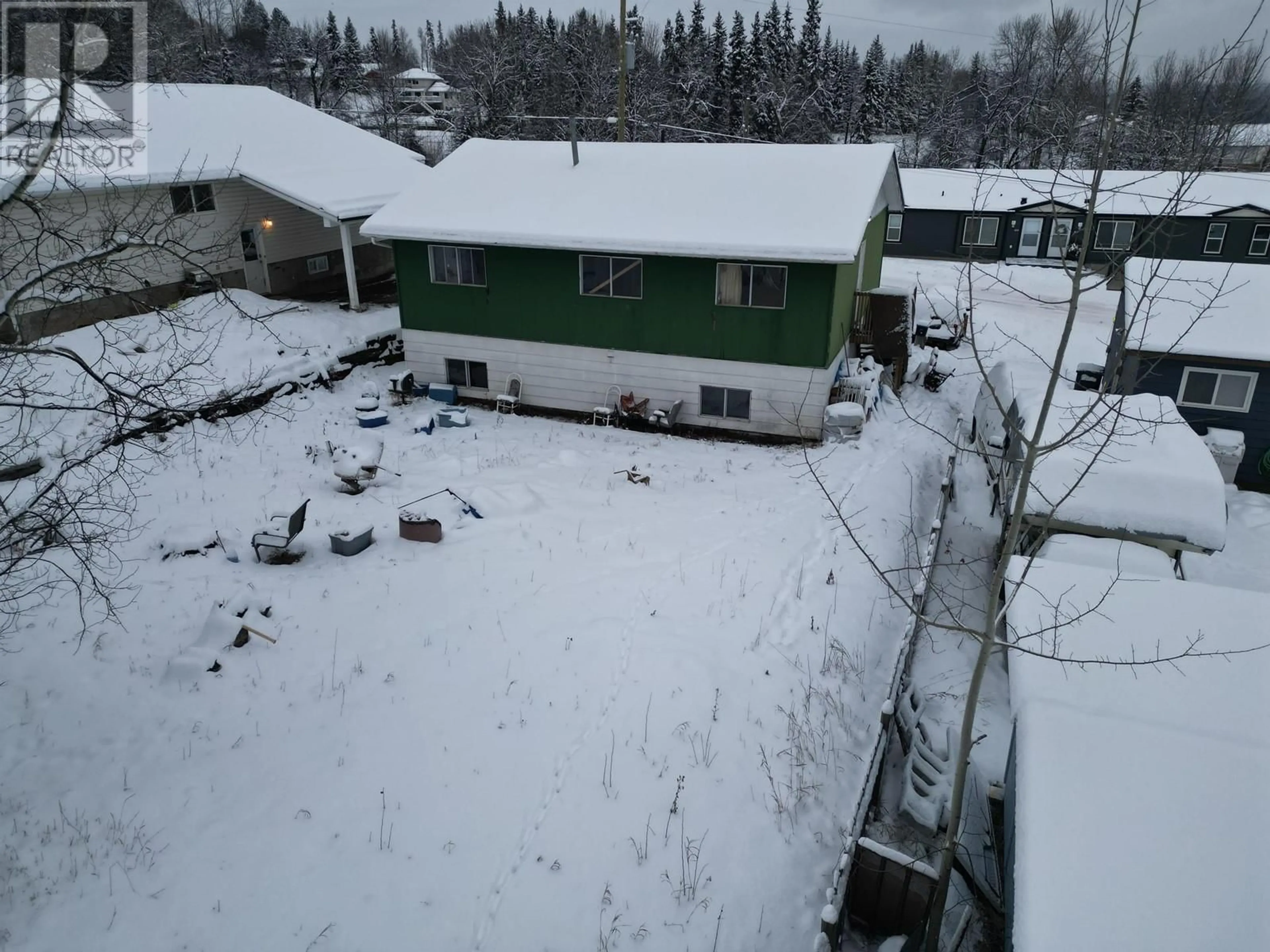 A pic from outside/outdoor area/front of a property/back of a property/a pic from drone, building for 195 7TH AVENUE, Burns Lake British Columbia V0J1E0