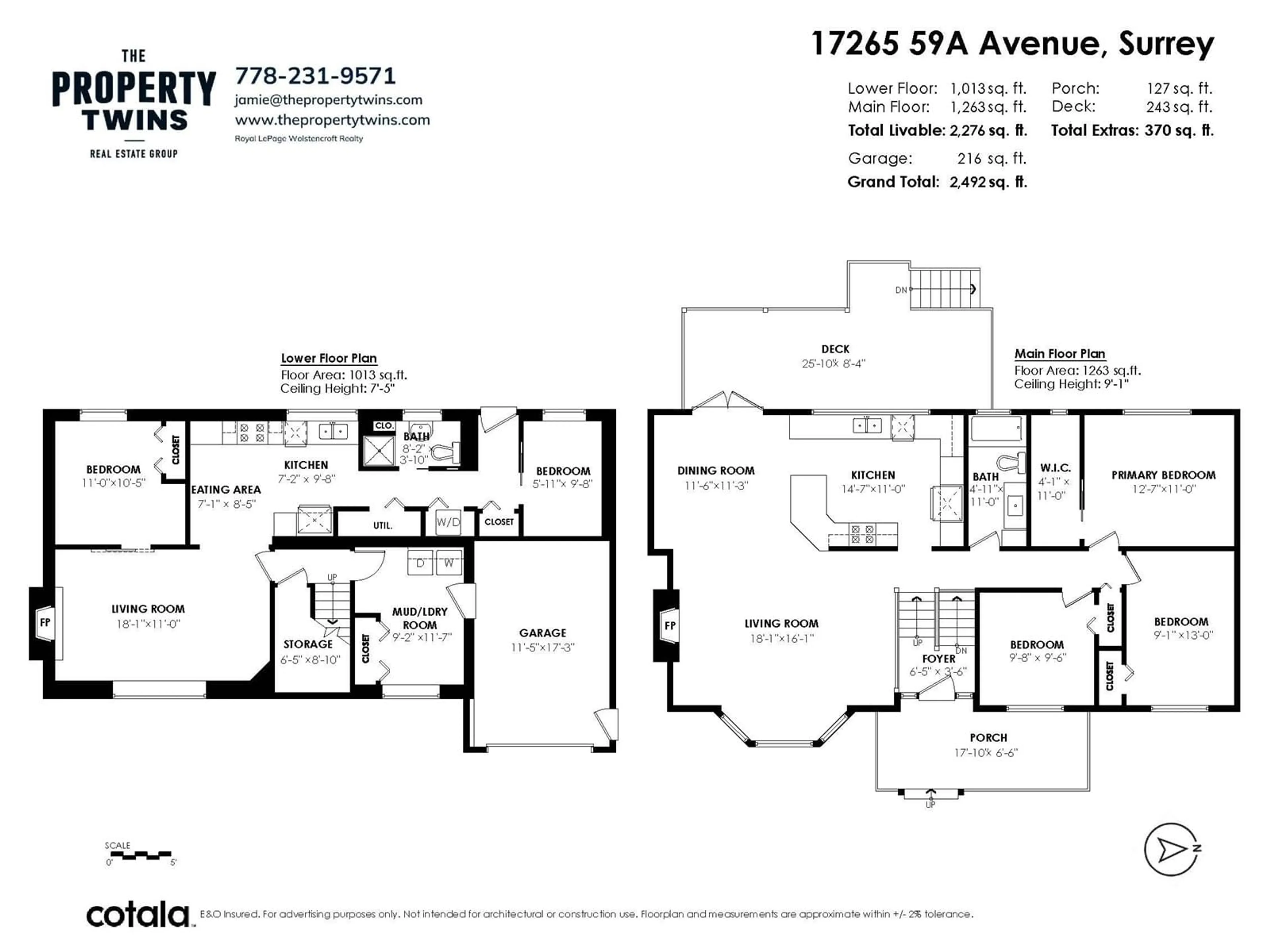 Floor plan for 17265 59A AVENUE, Surrey British Columbia V3S5S4