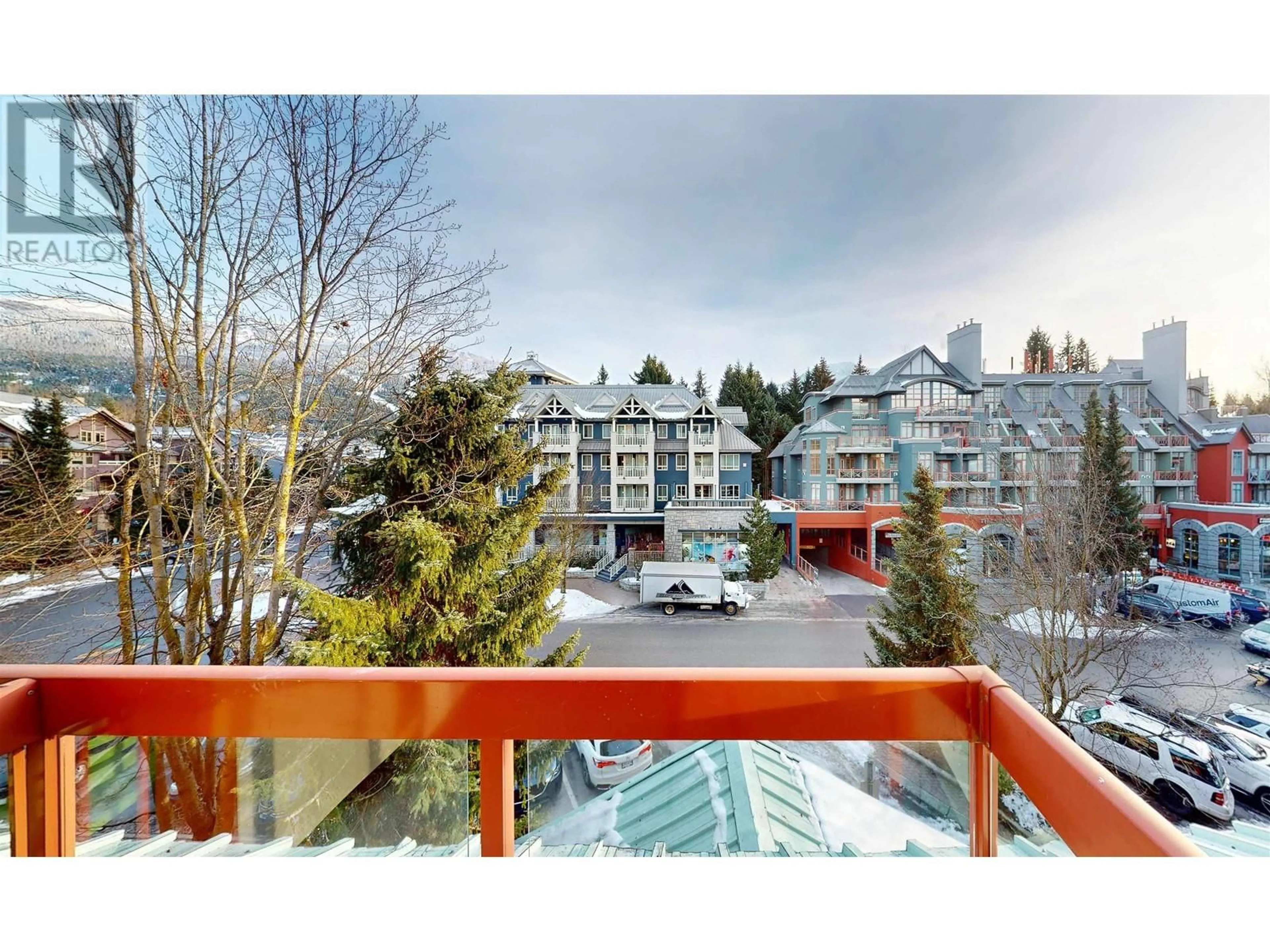 Patio, mountain view for 328 4368 MAIN STREET, Whistler British Columbia V8E1B6