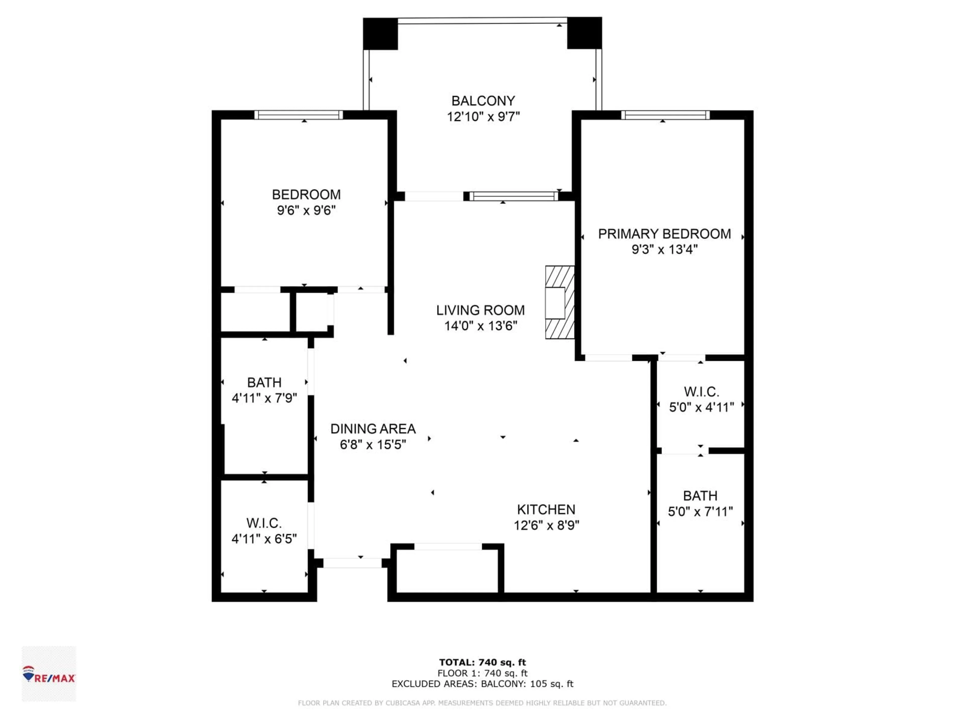 Floor plan for 201 9108 MARY STREET, Chilliwack British Columbia V2P4J1